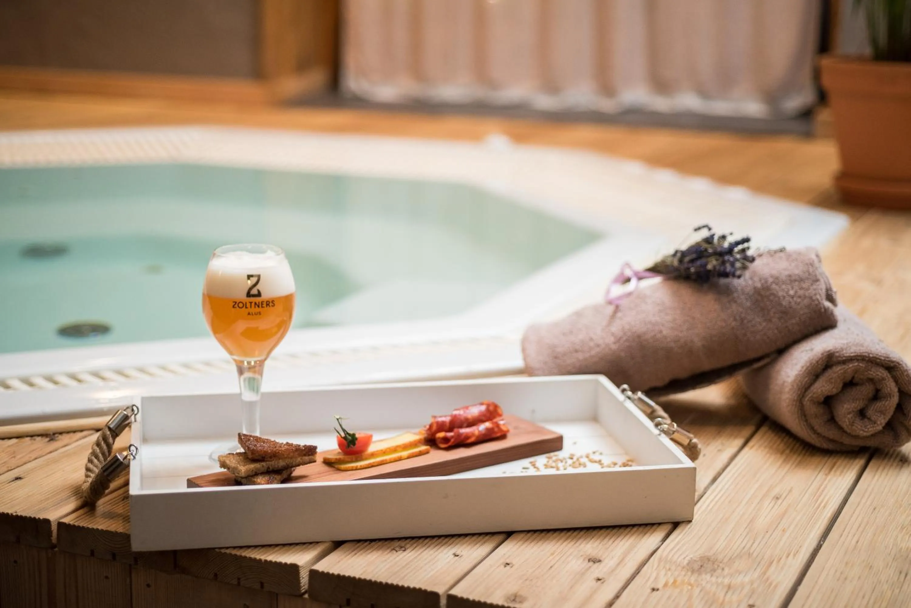 Hot Tub in Rožmalas