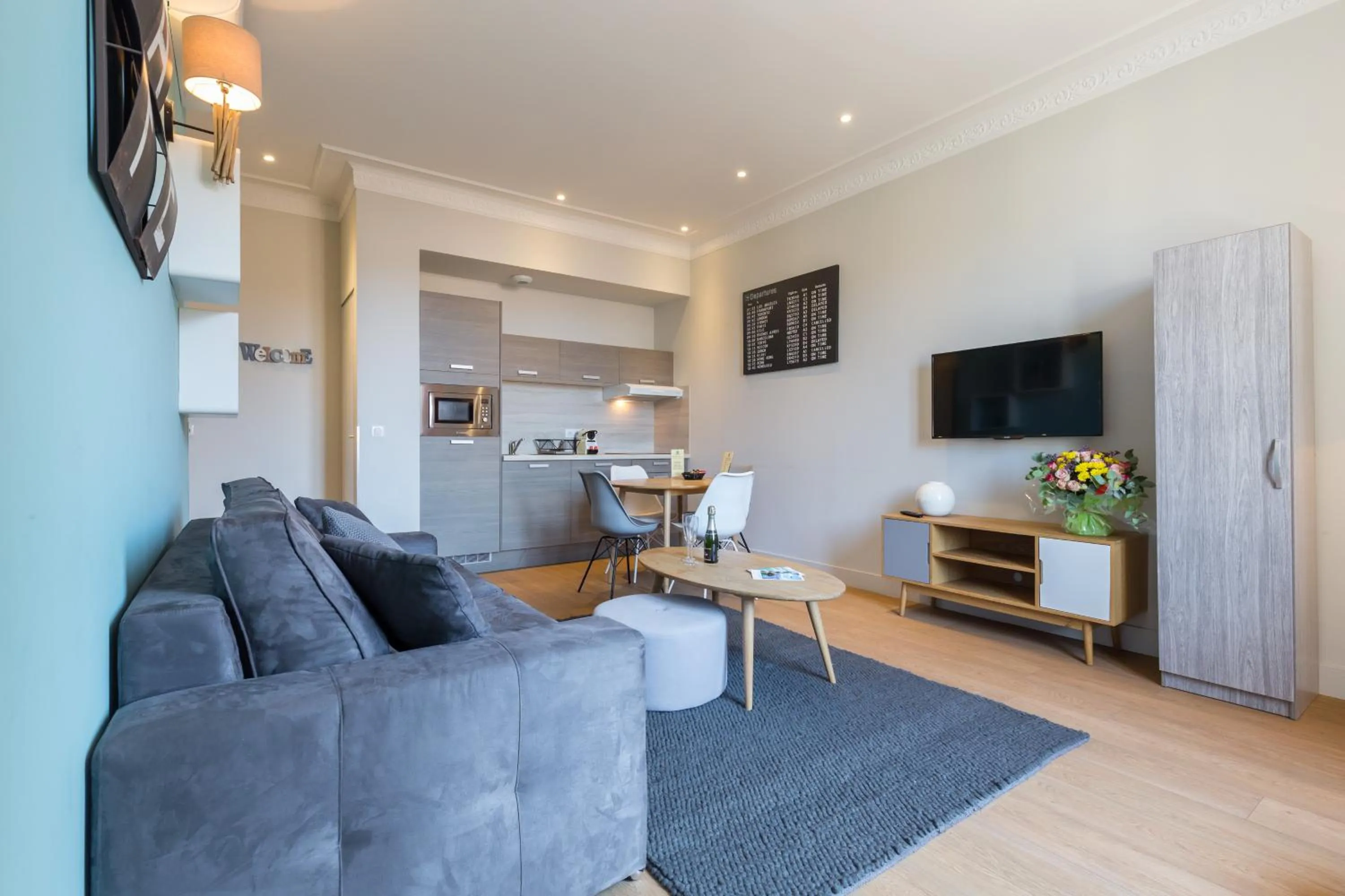 Living room in Florella Jean Jaures Apartment