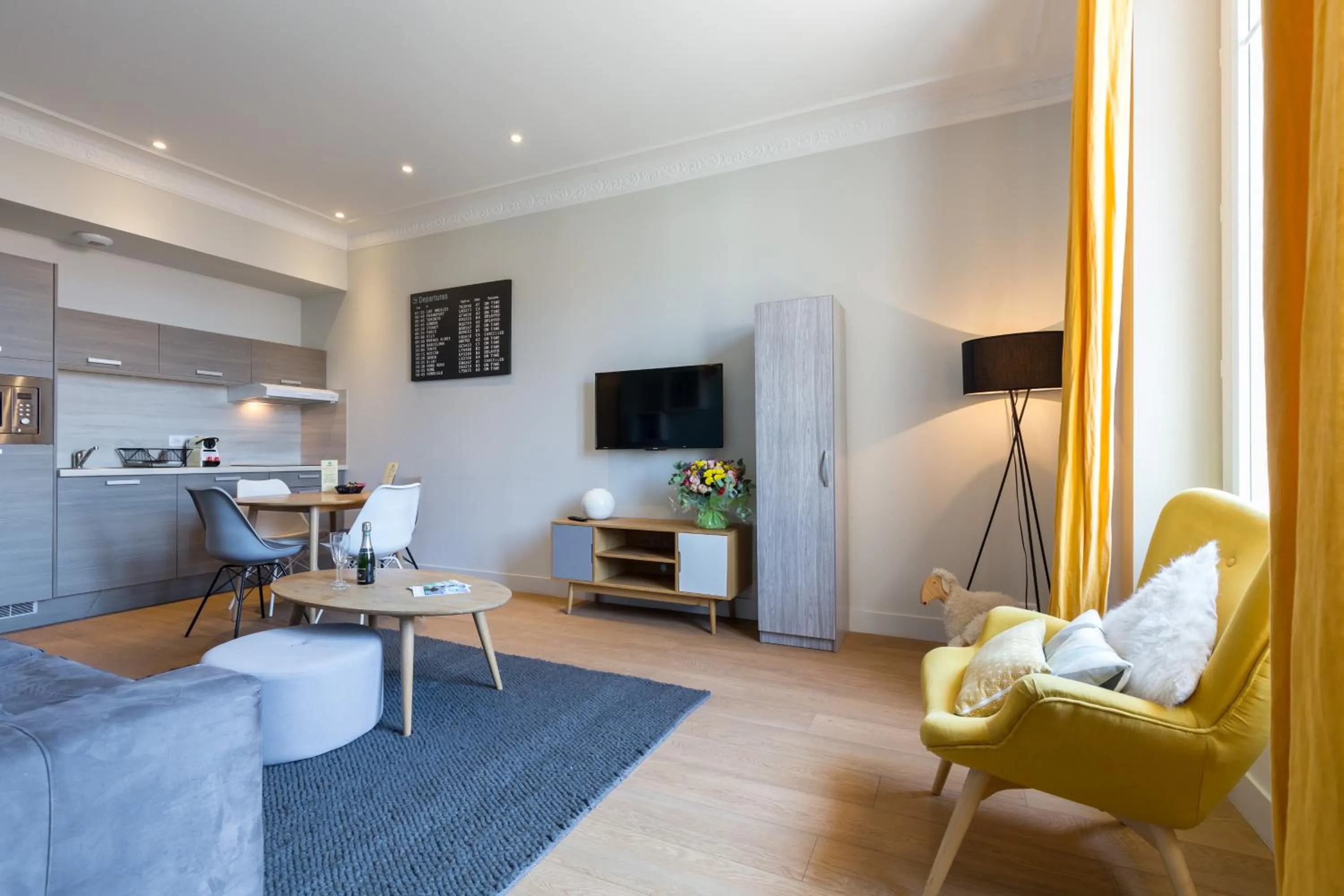 Living room in Florella Jean Jaures Apartment