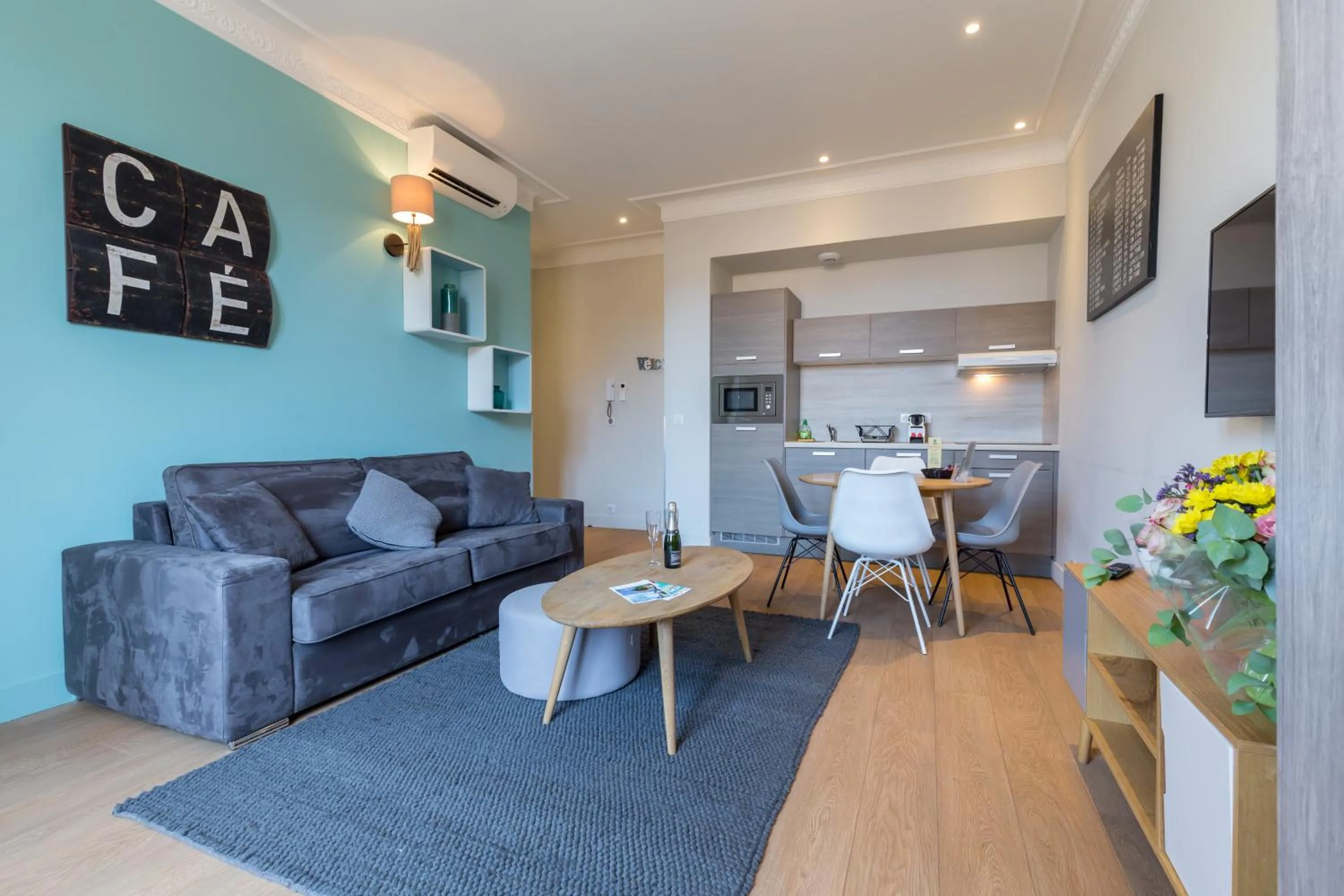 Living room in Florella Jean Jaures Apartment