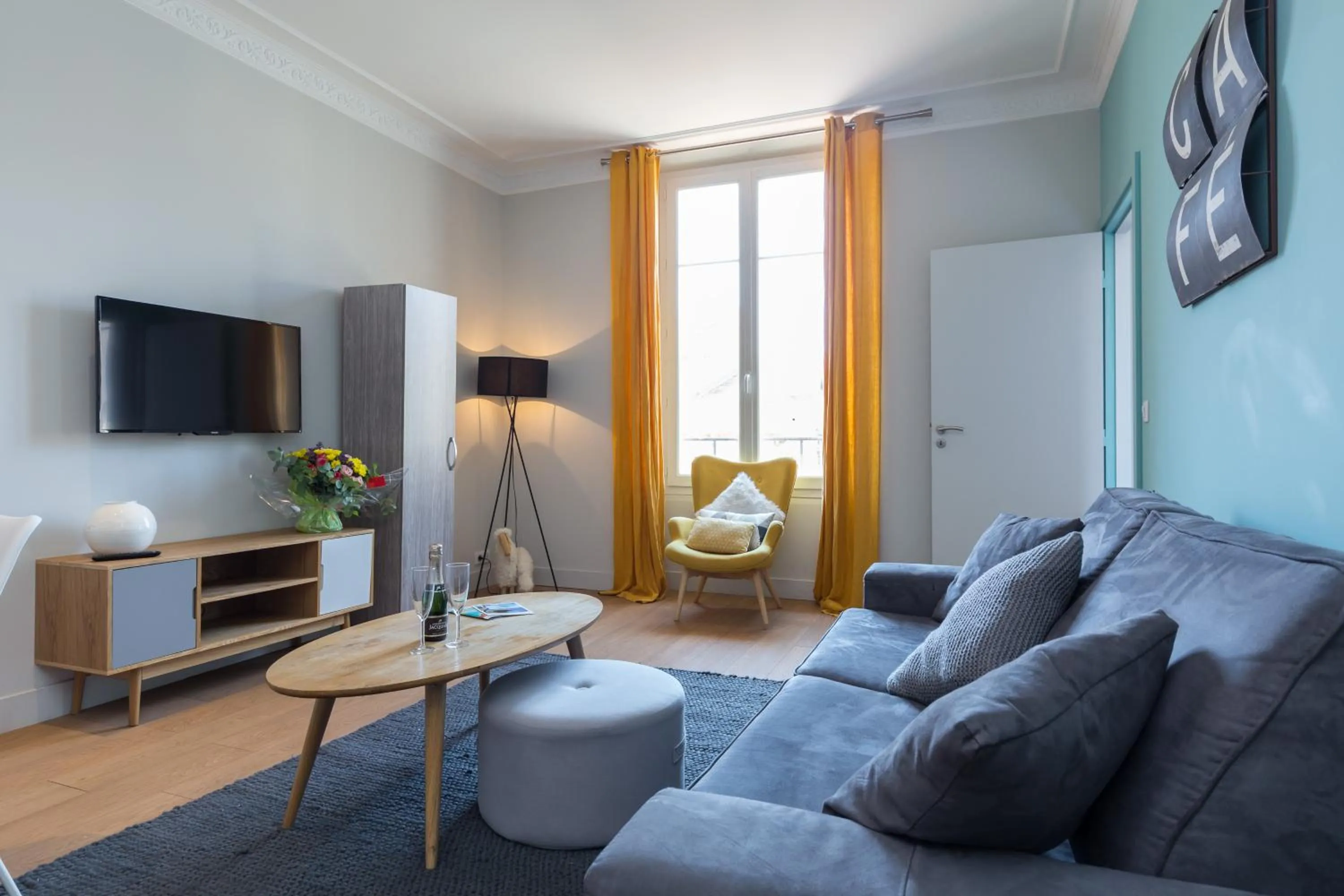 Living room in Florella Jean Jaures Apartment