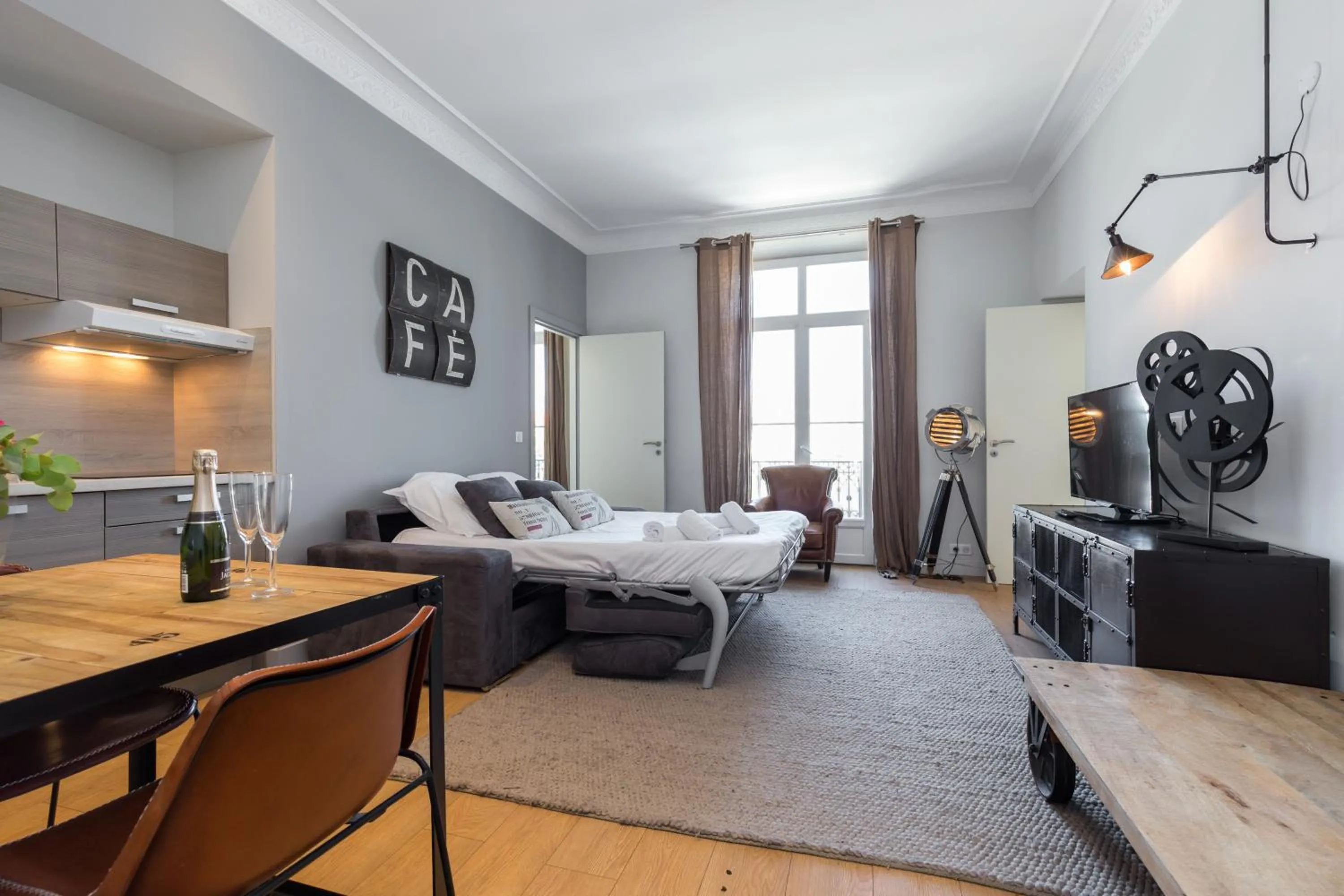Living room in Florella Jean Jaures Apartment