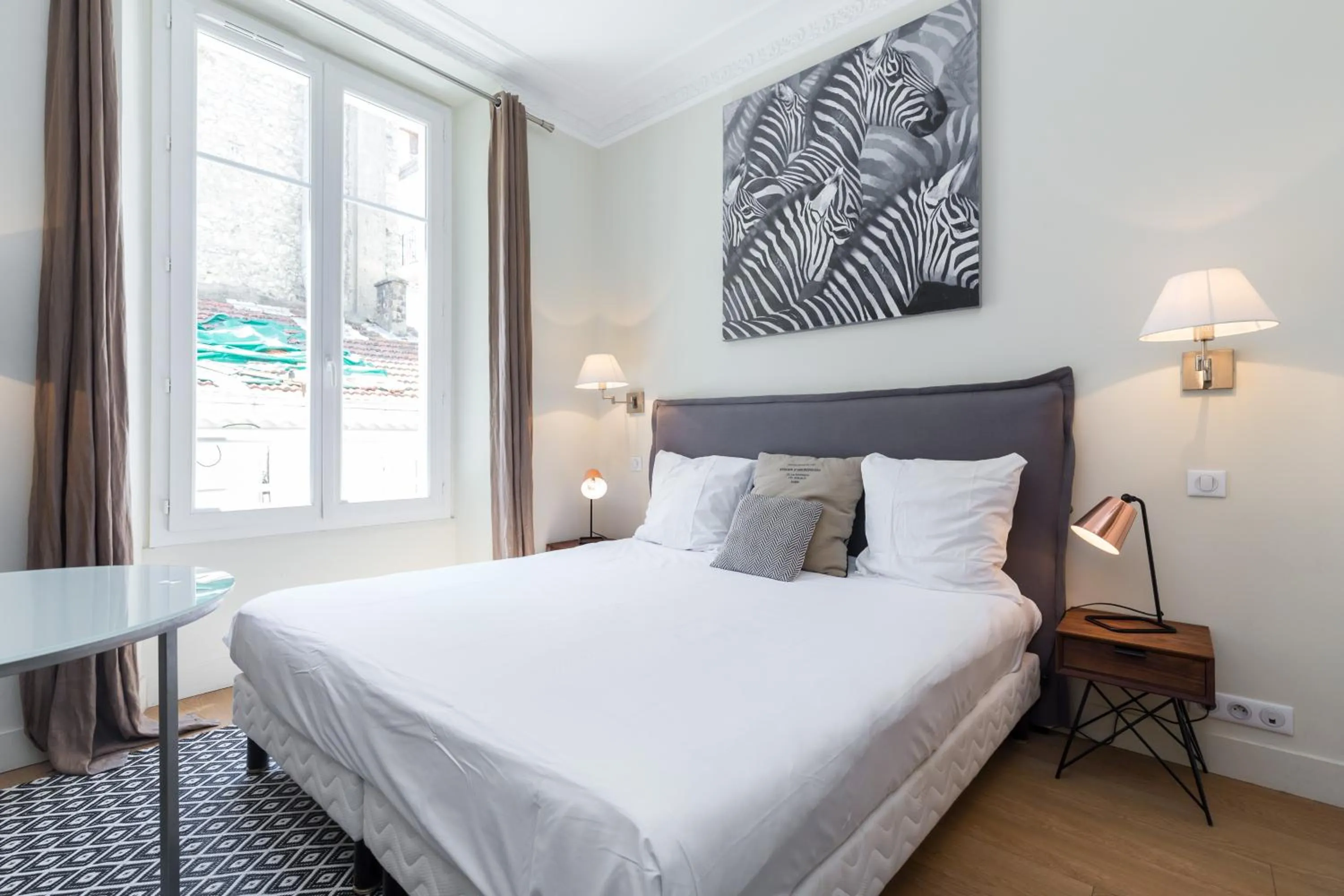 Area and facilities, Bed in Florella Jean Jaures Apartment