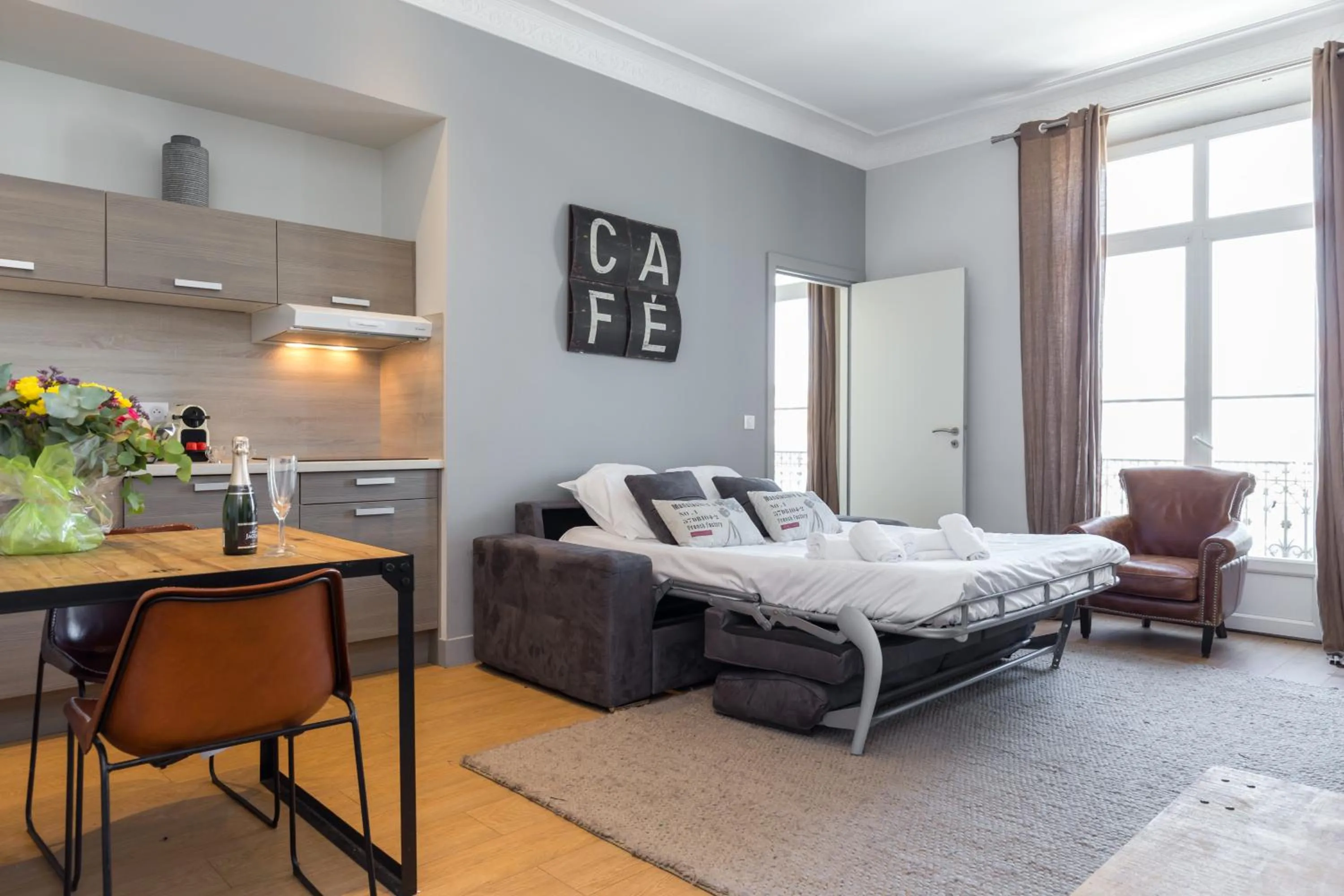 Living room in Florella Jean Jaures Apartment