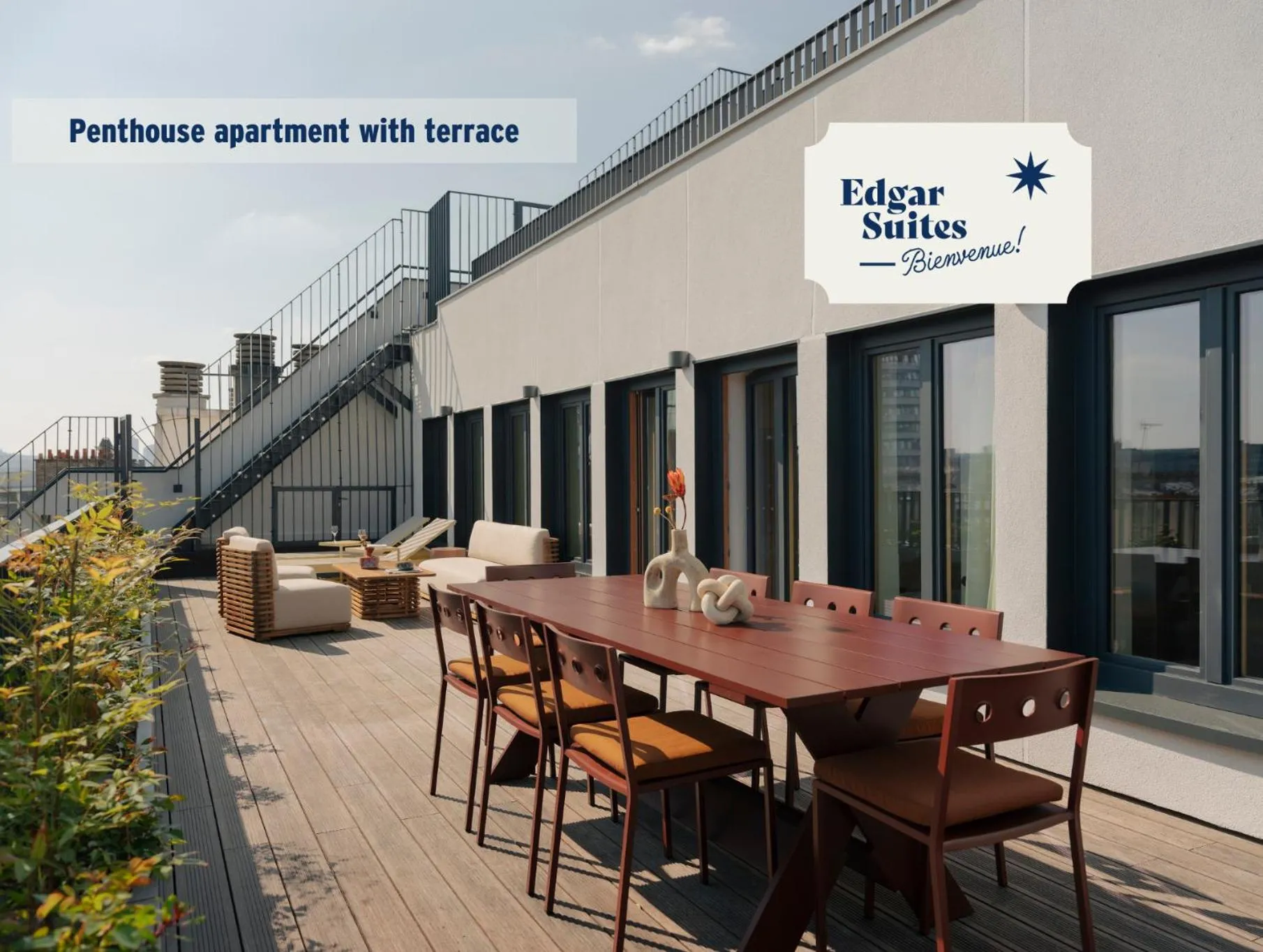 Balcony/Terrace in Edgar Suites Hameau - Porte de Versailles