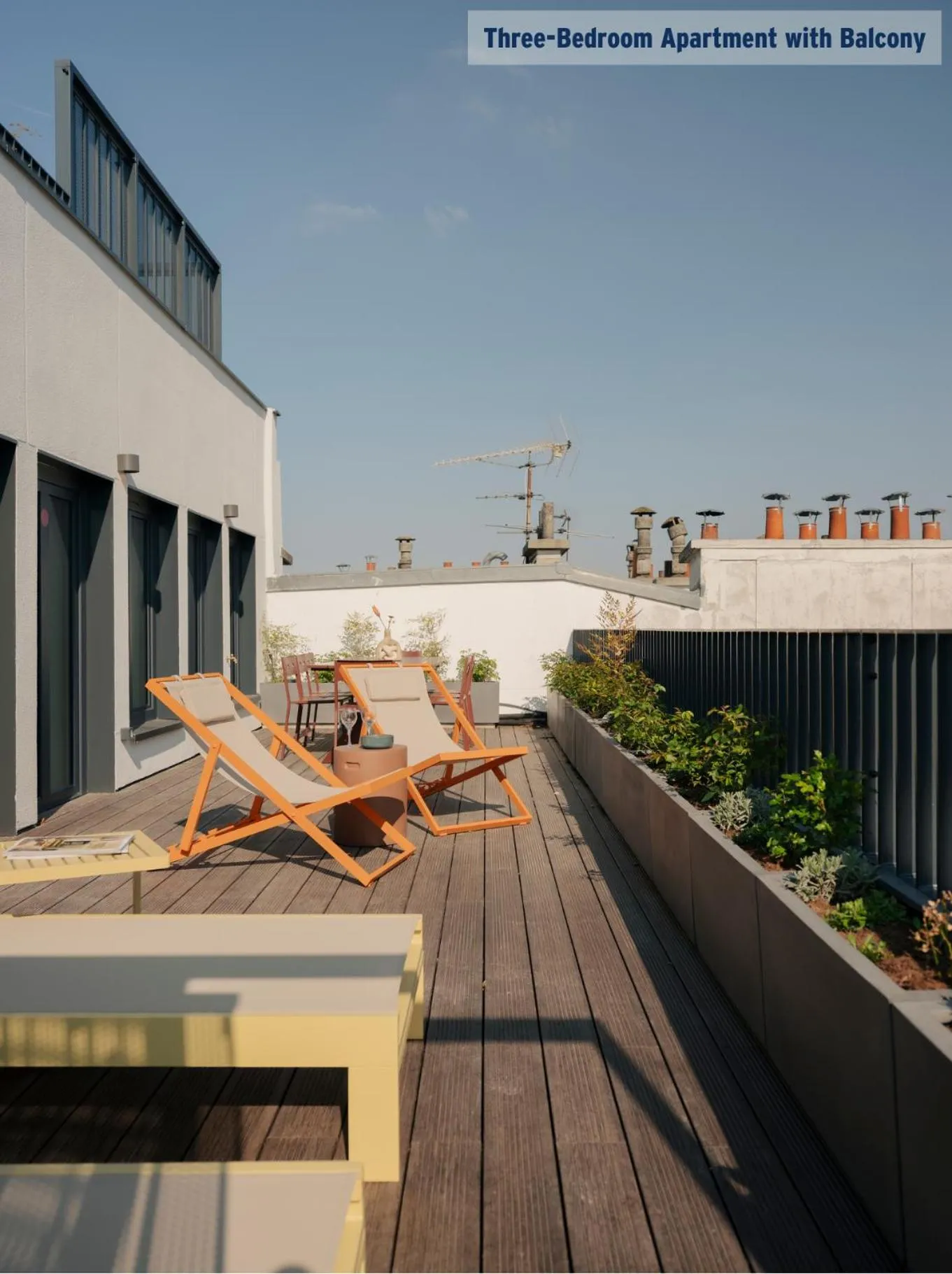 Balcony/Terrace in Edgar Suites Hameau - Porte de Versailles