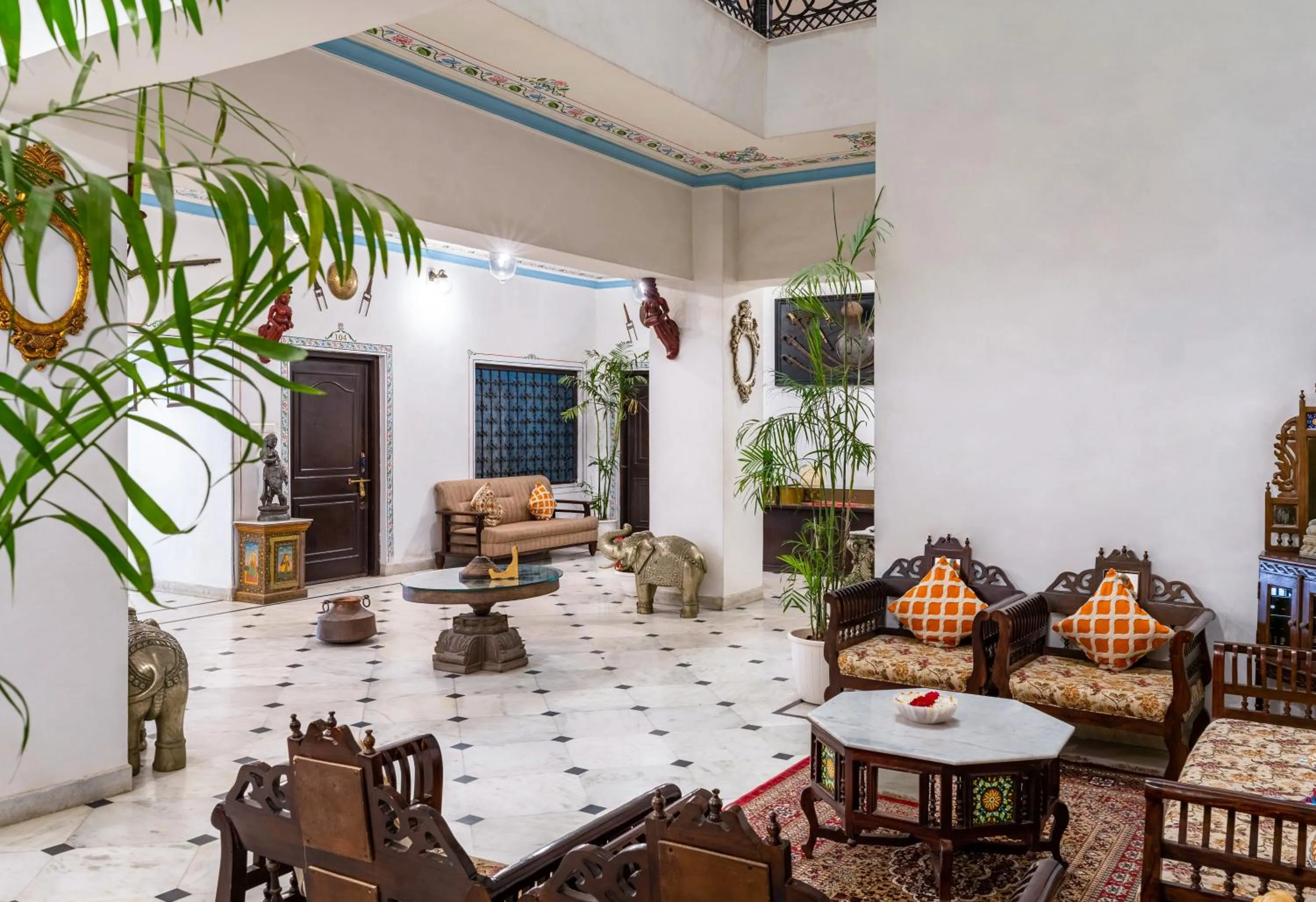Lobby or reception in Kaner Bagh A Heritage Boutique Hotel