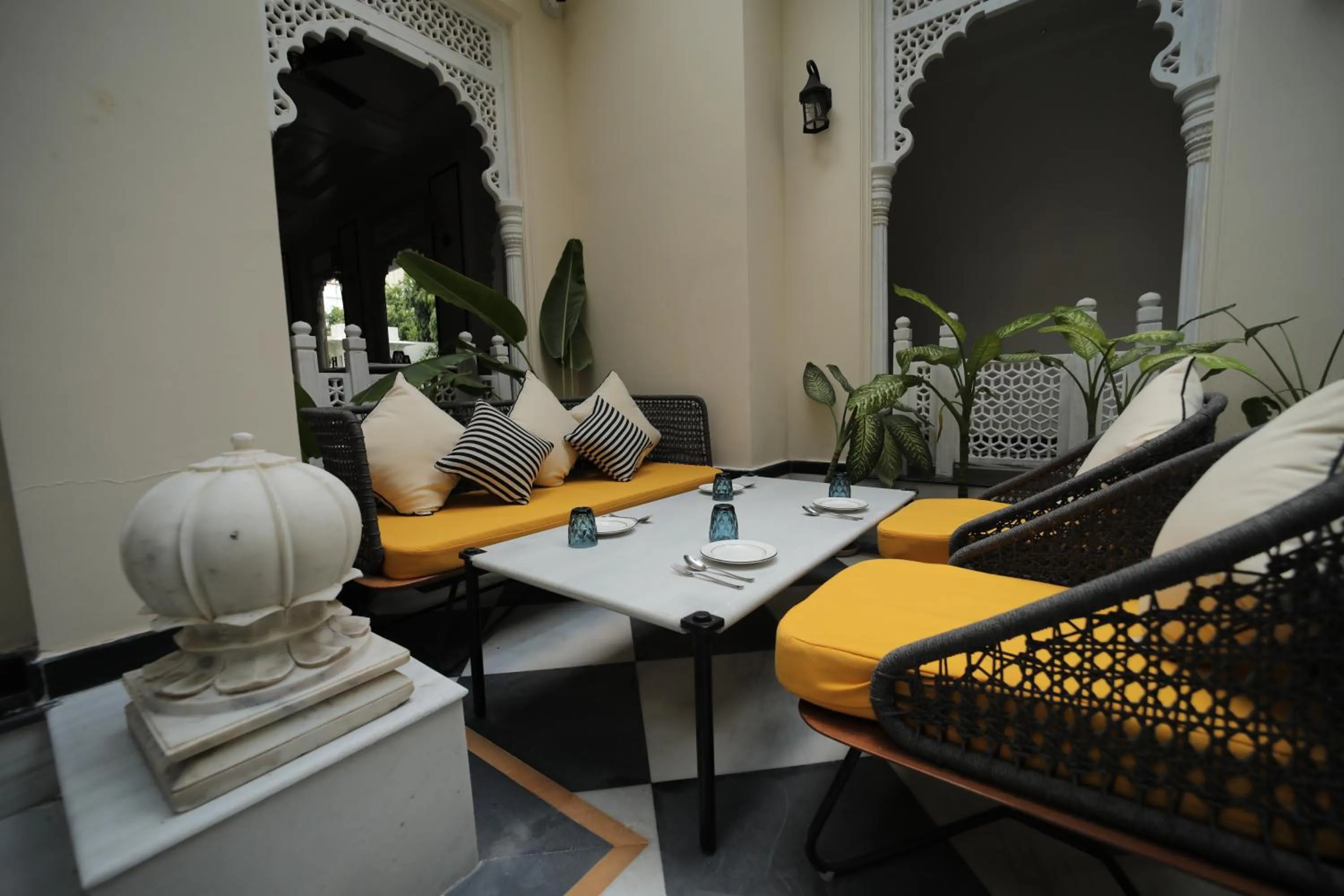 Restaurant/places to eat in Kaner Bagh A Heritage Boutique Hotel