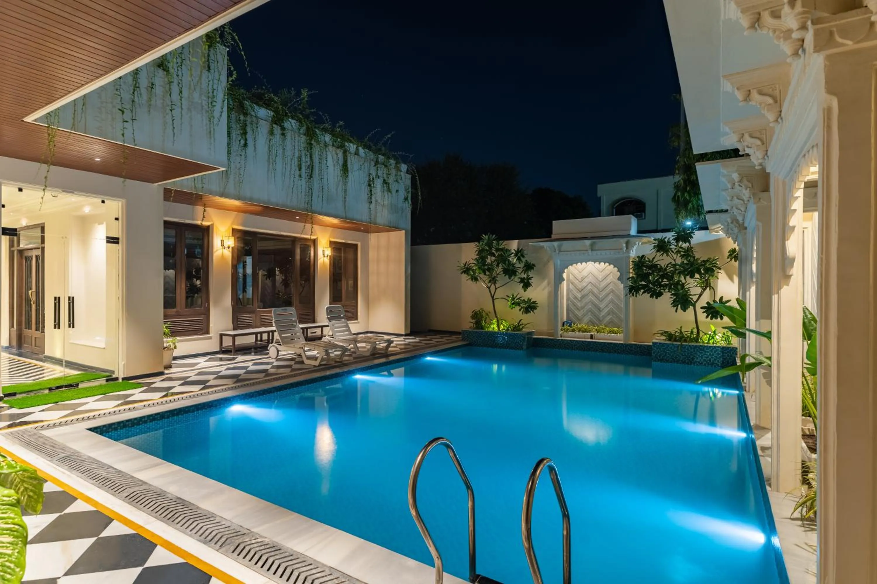 Swimming pool in Kaner Bagh A Heritage Boutique Hotel