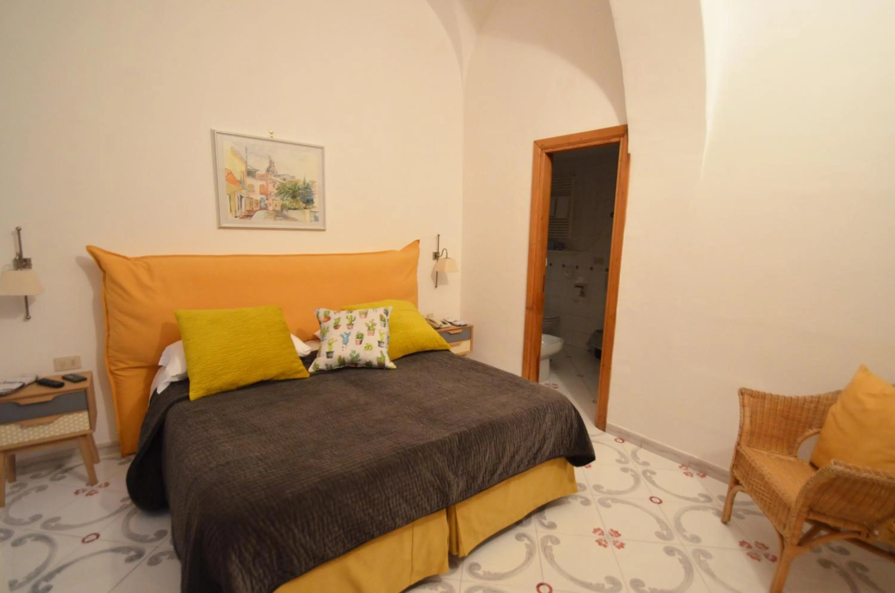 Bed in Albergo Gatto Bianco