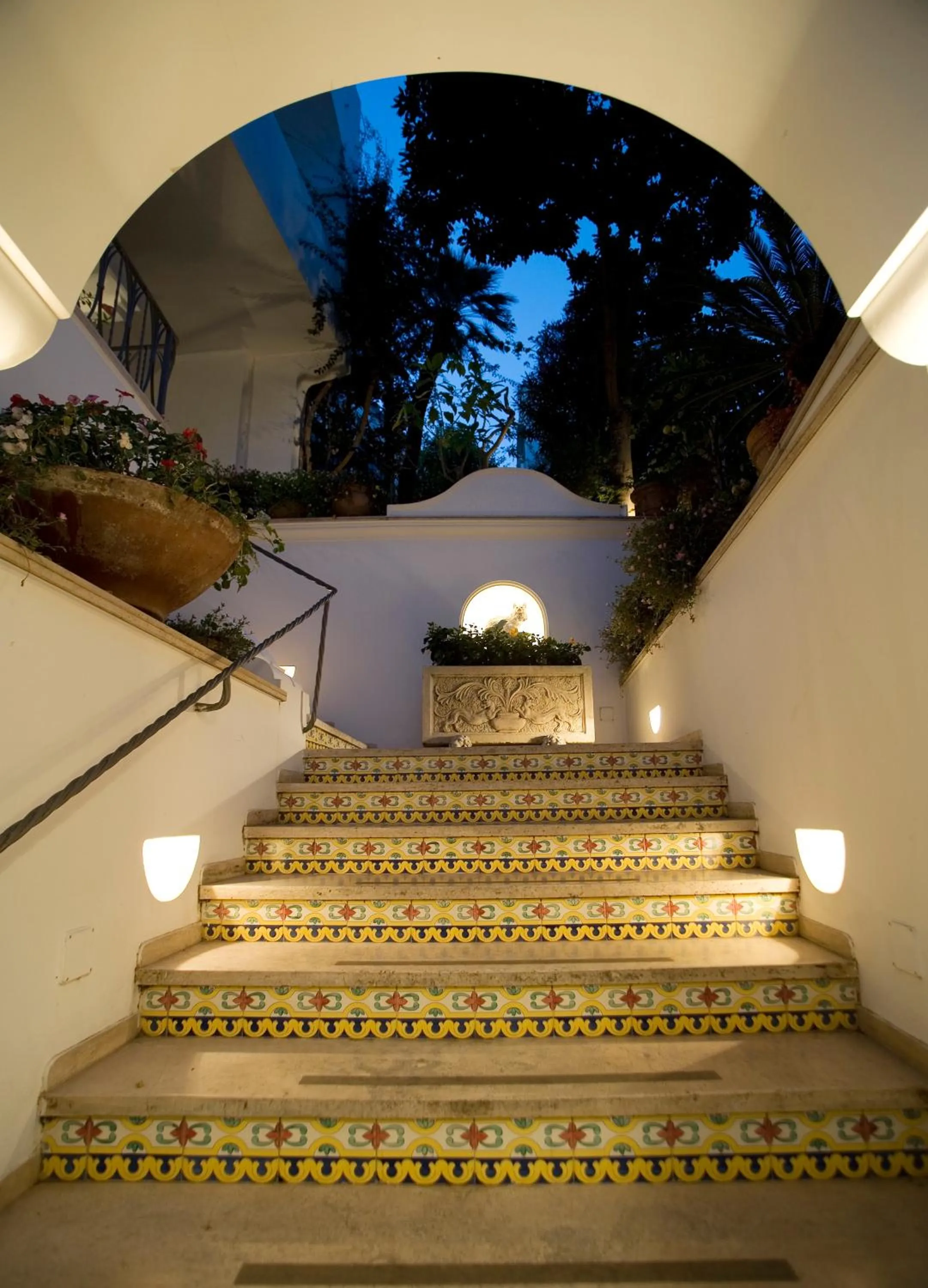 Garden in Albergo Gatto Bianco