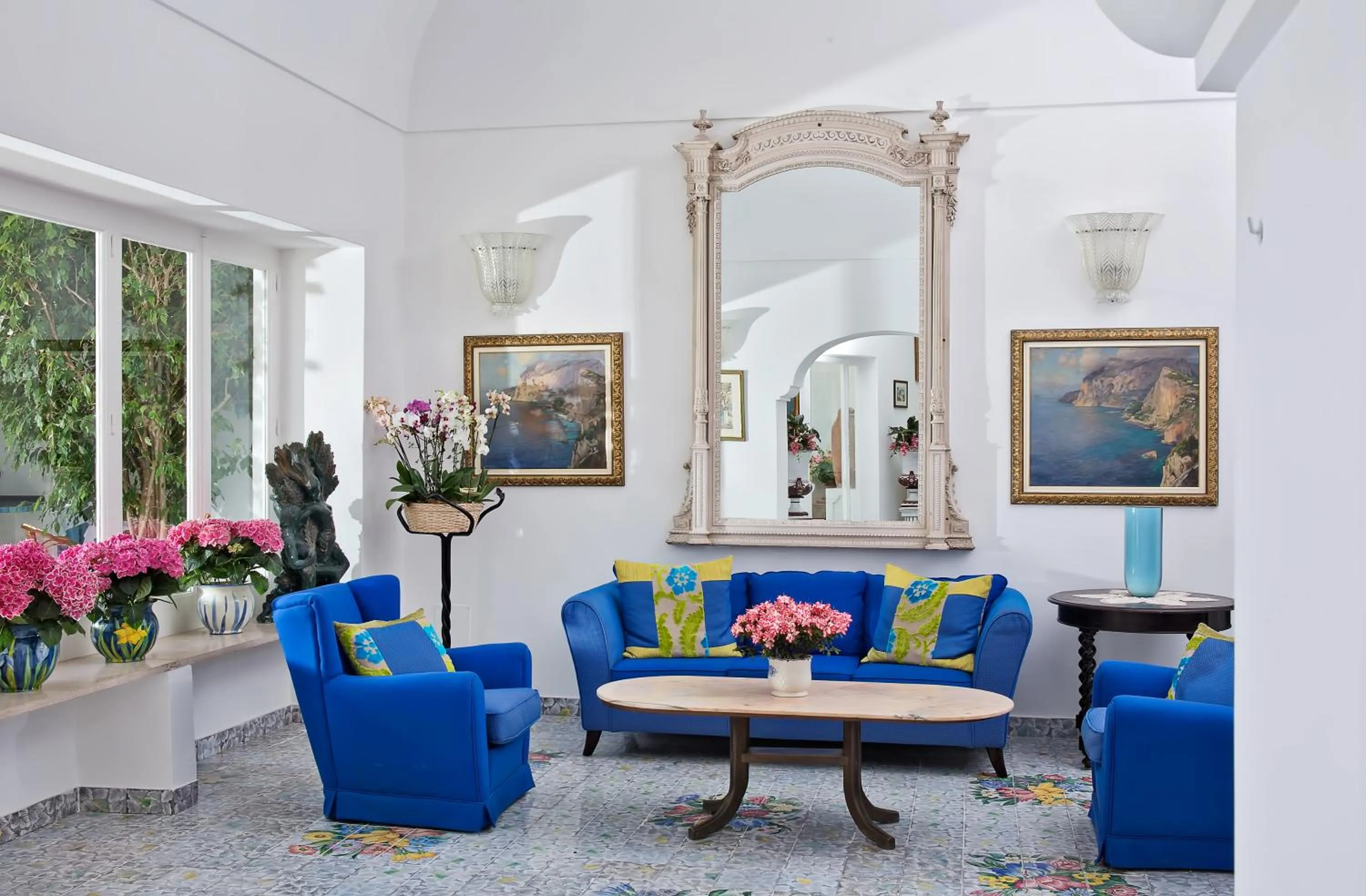 Living room in Albergo Gatto Bianco