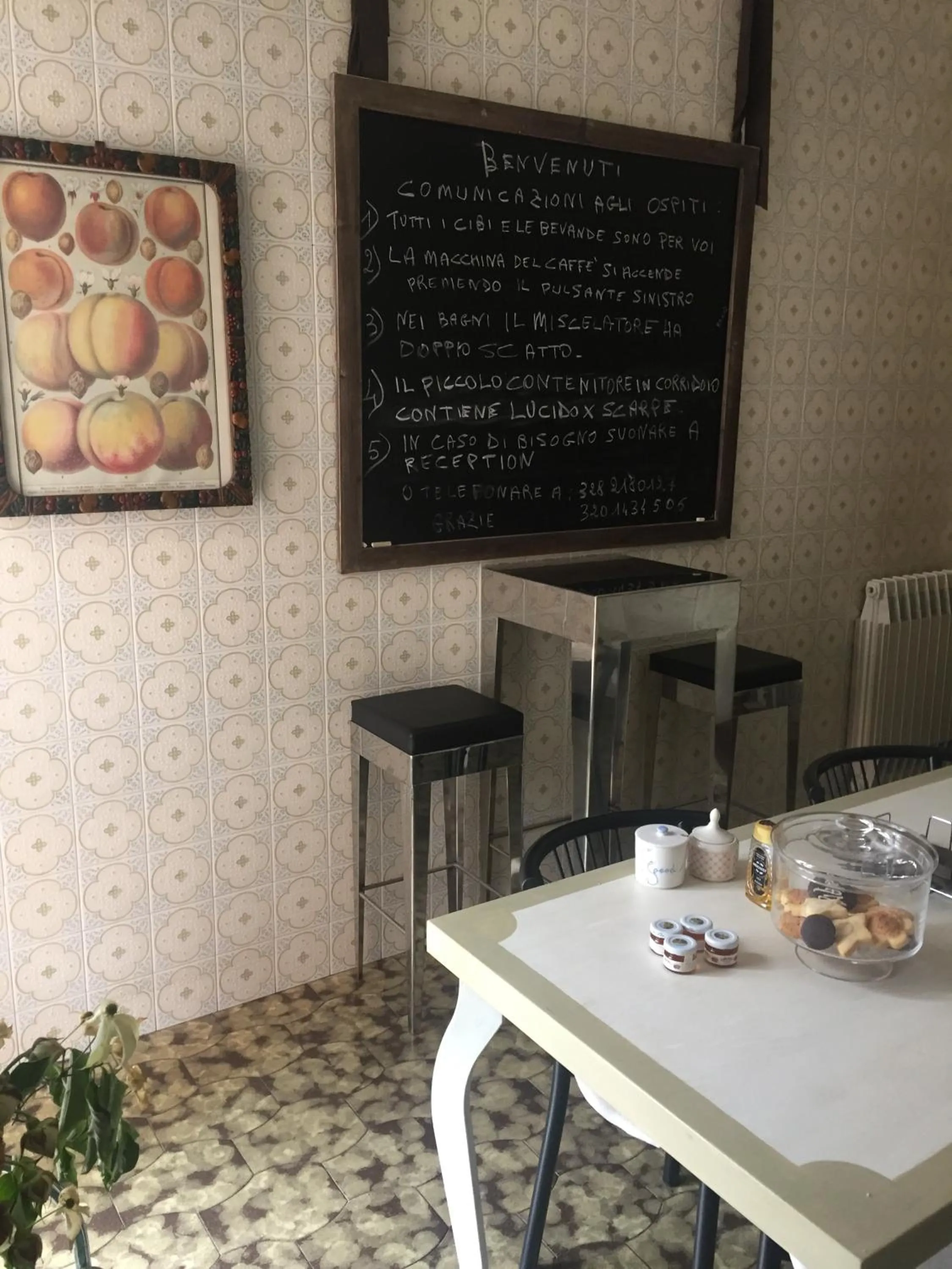 Communal kitchen in Il Vecchio Teatro