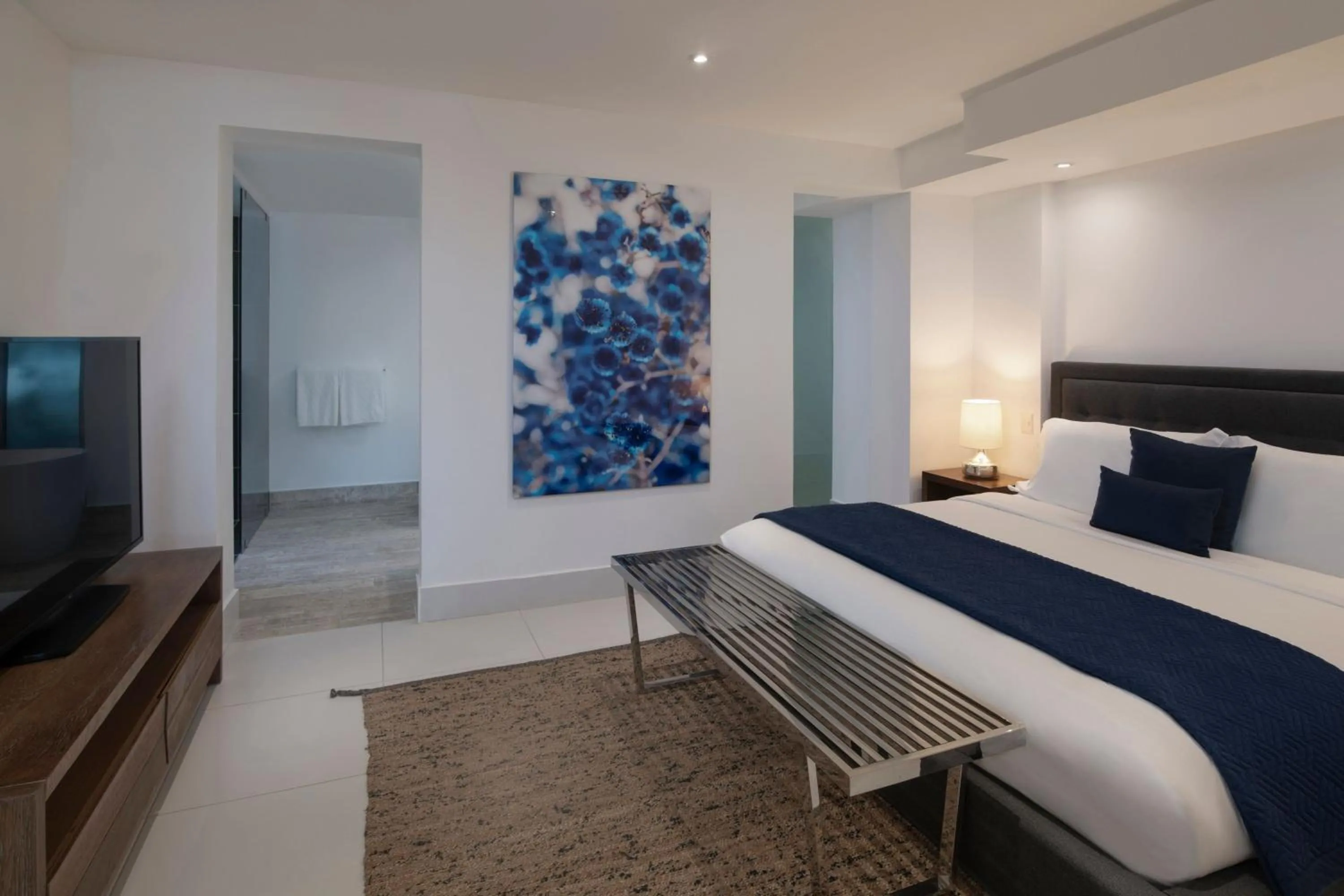 Bedroom, Bed in The Ocean Club, a Luxury Collection Resort, Costa Norte