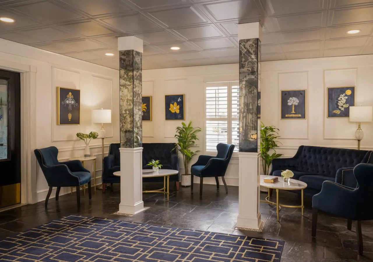 Lobby or reception in Indigo Inn