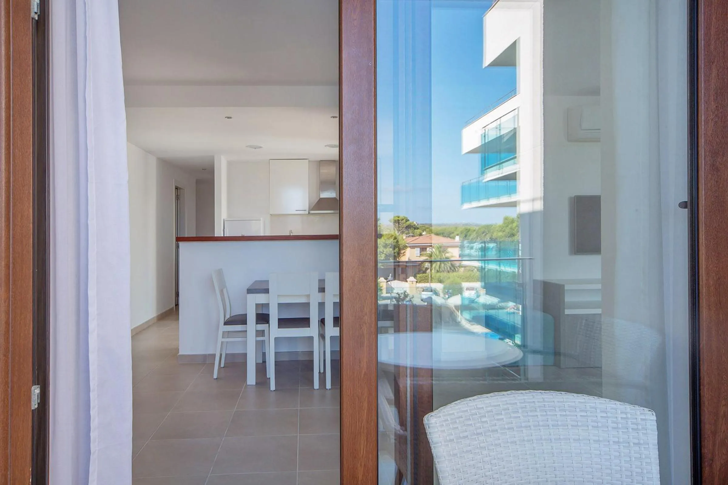 Living room in Aparthotel Caprice Skyline