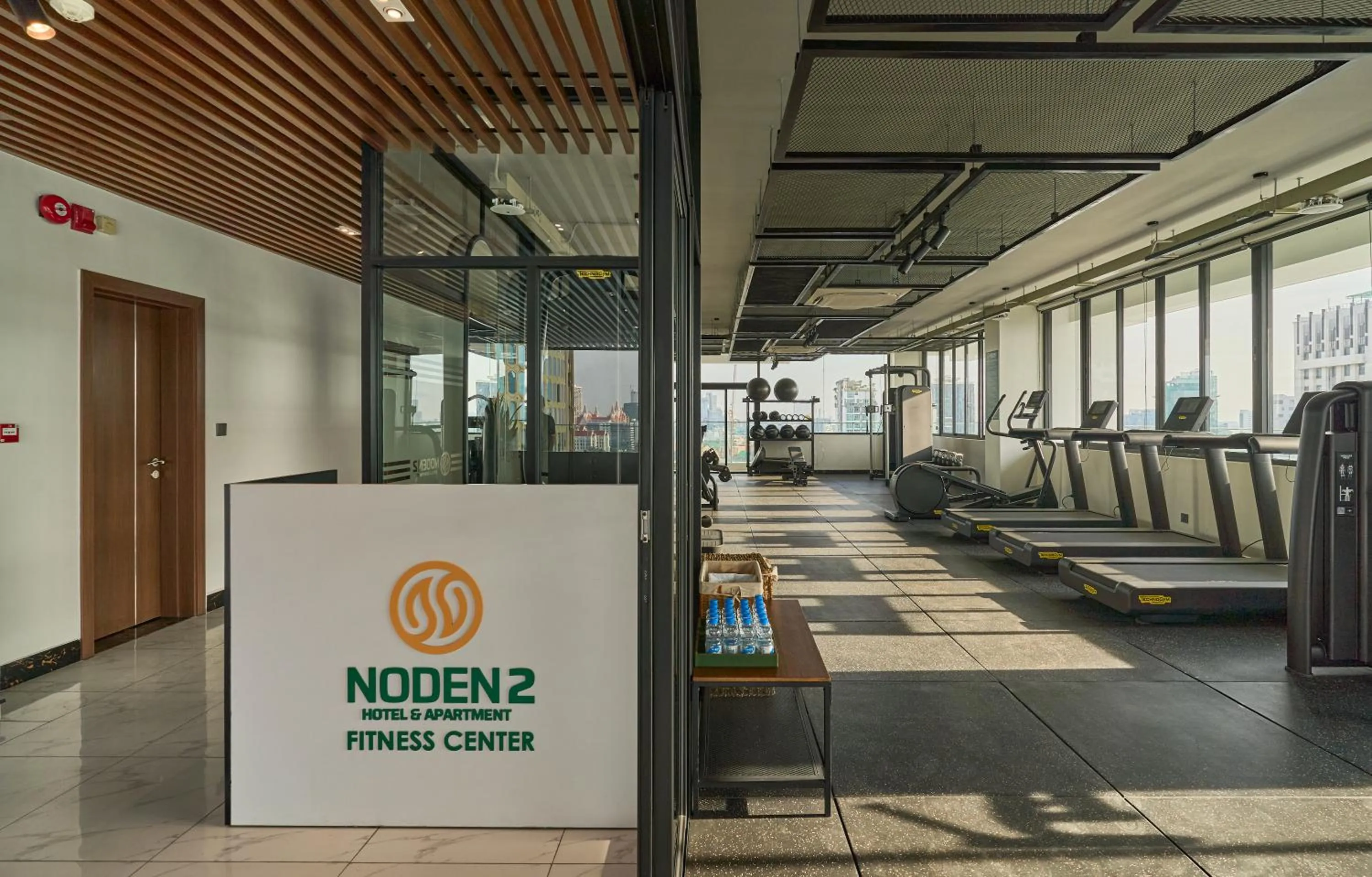 Fitness centre/facilities in Noden2 Hotel & Apartment
