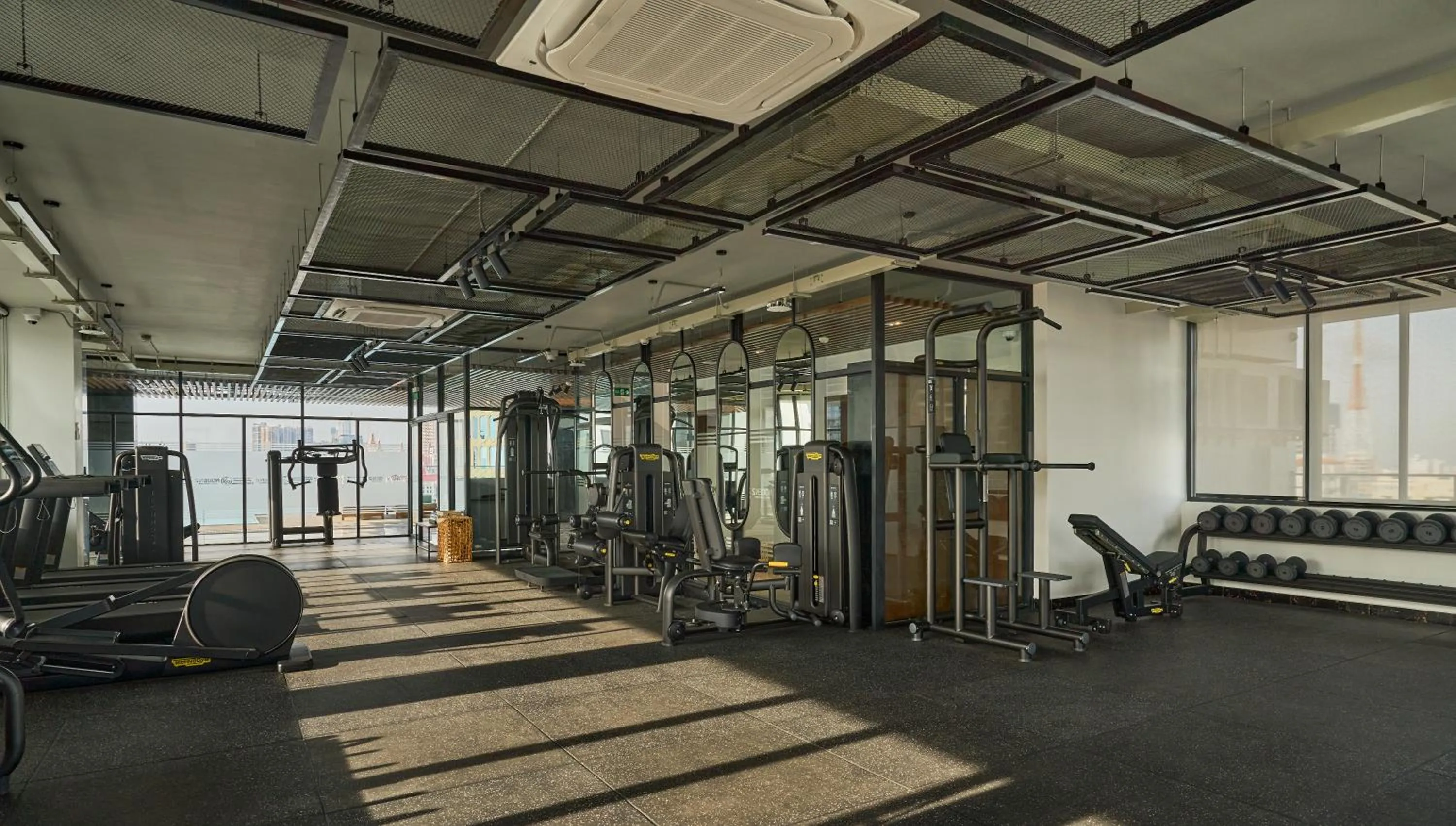 Fitness centre/facilities in Noden2 Hotel & Apartment