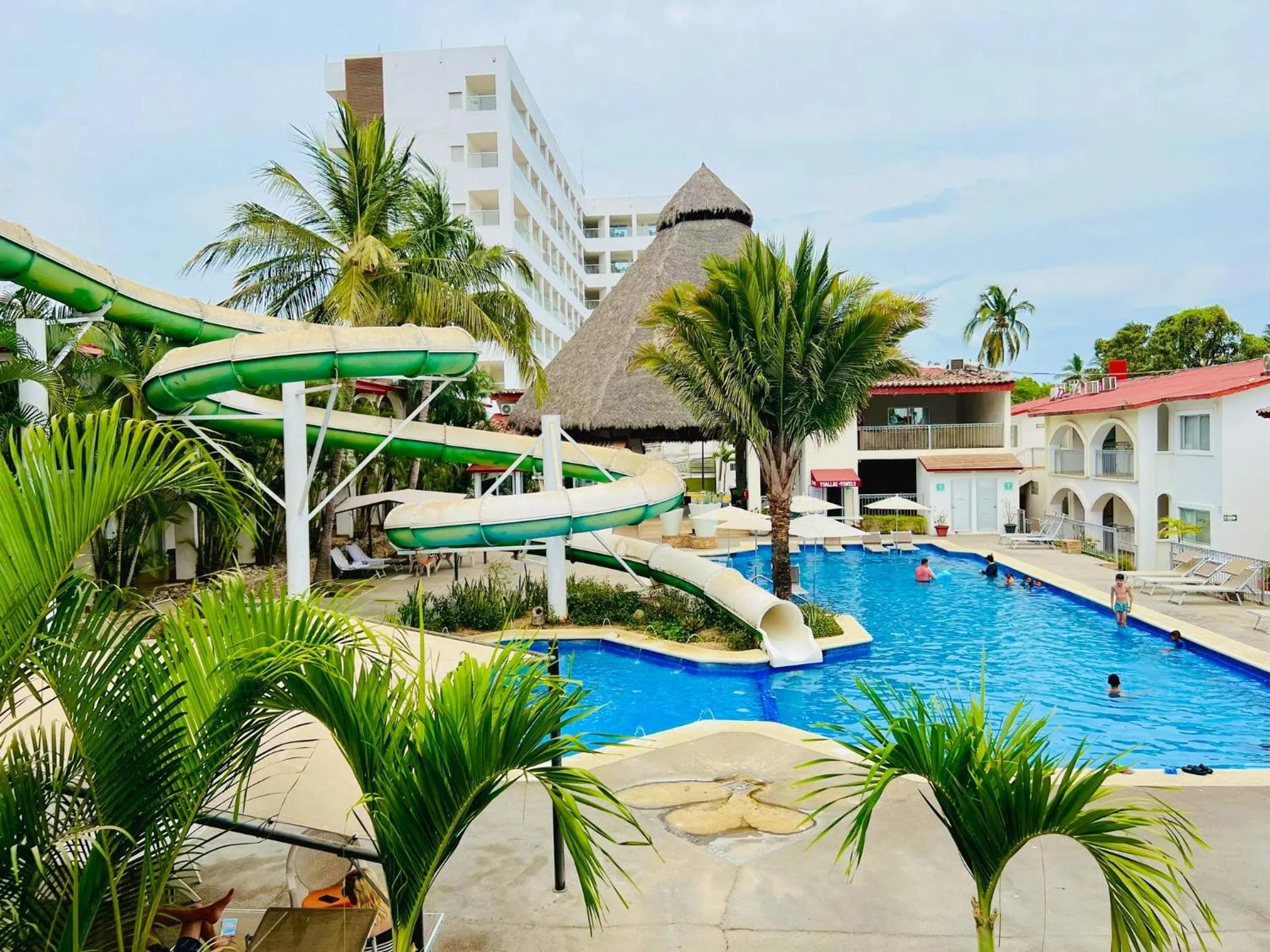 Aqua park in Los Picos Hotel & Suites Bucerias