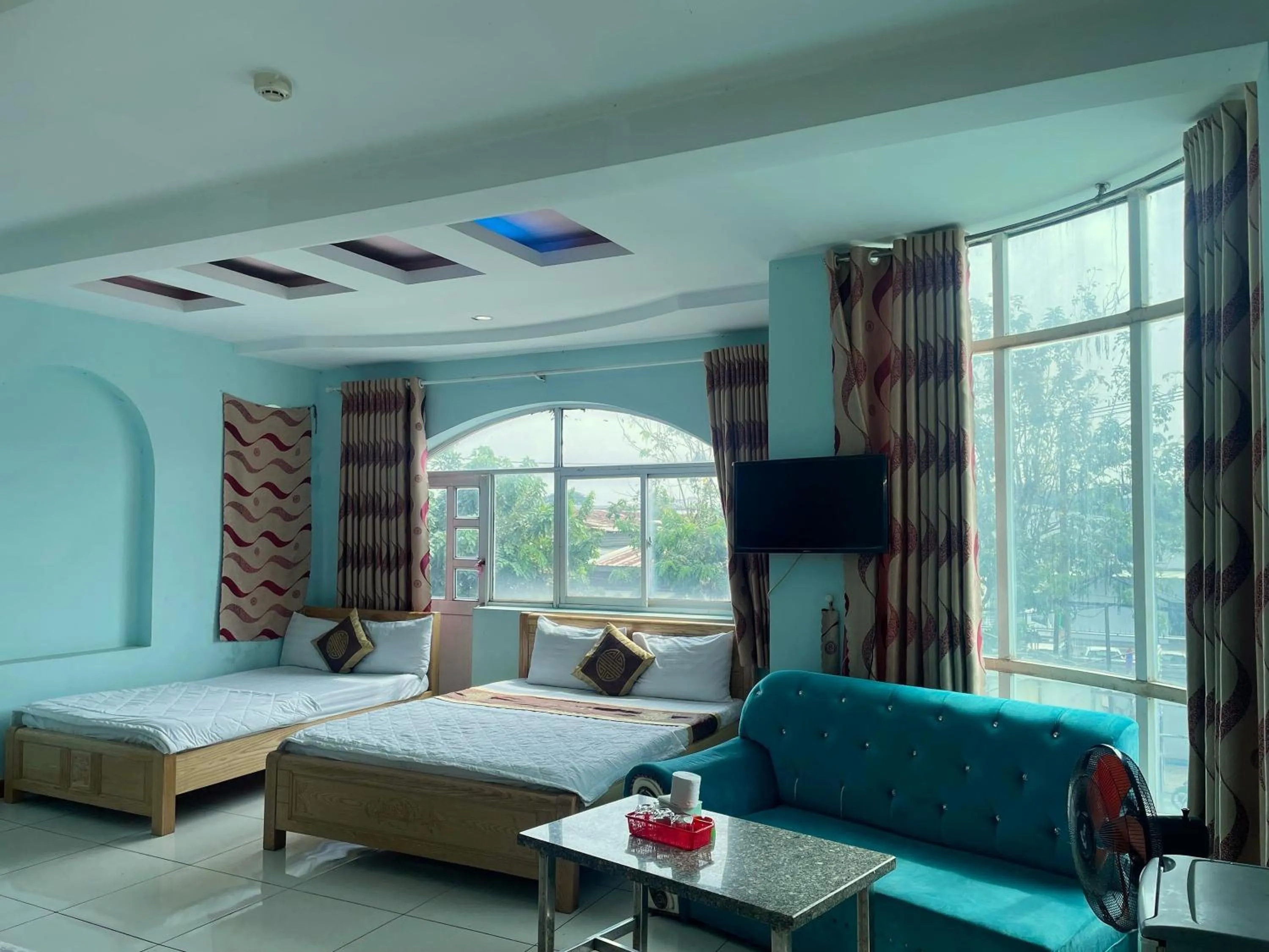 Bed in Bien Sao Hotel