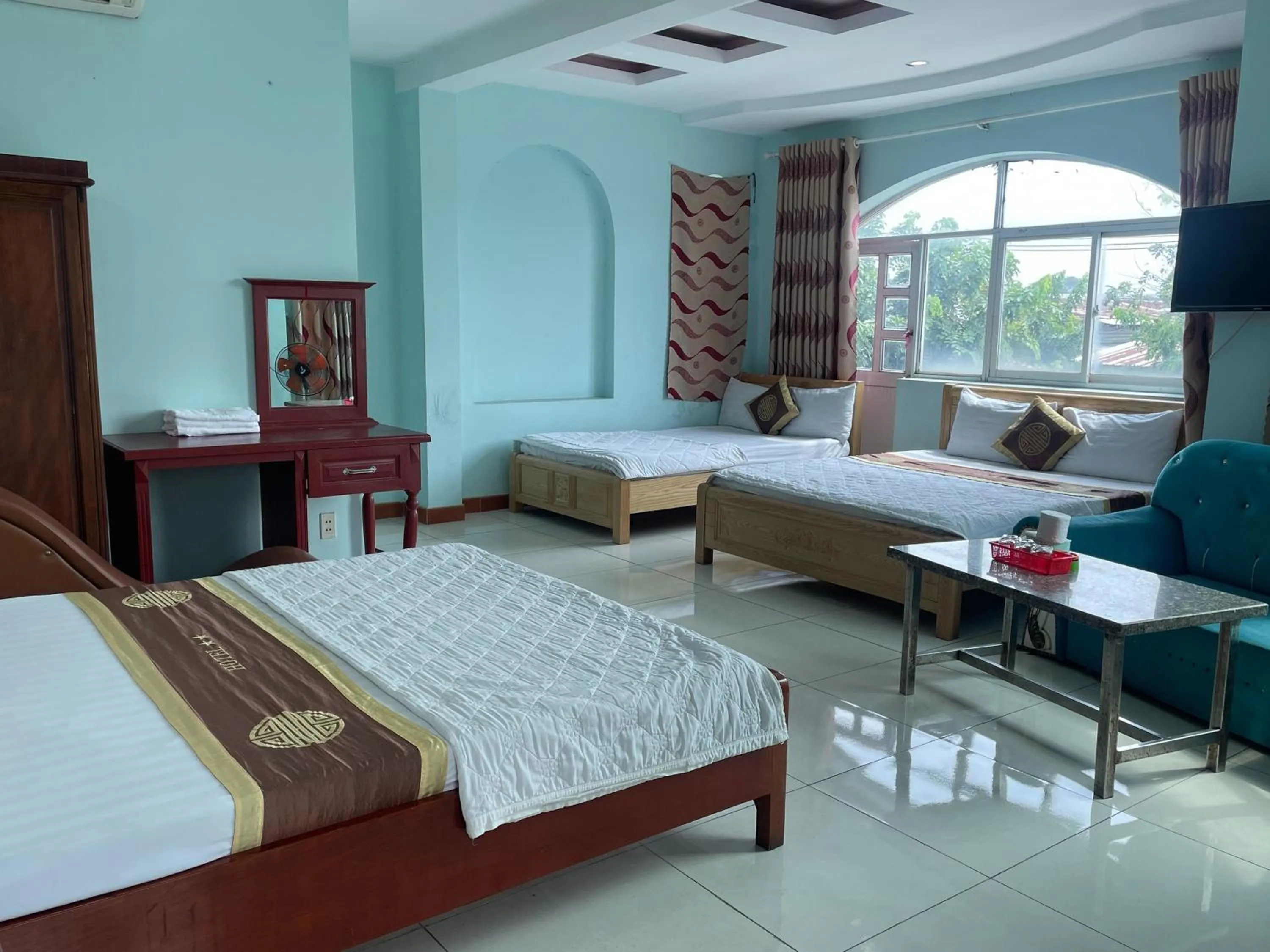 Bed in Bien Sao Hotel