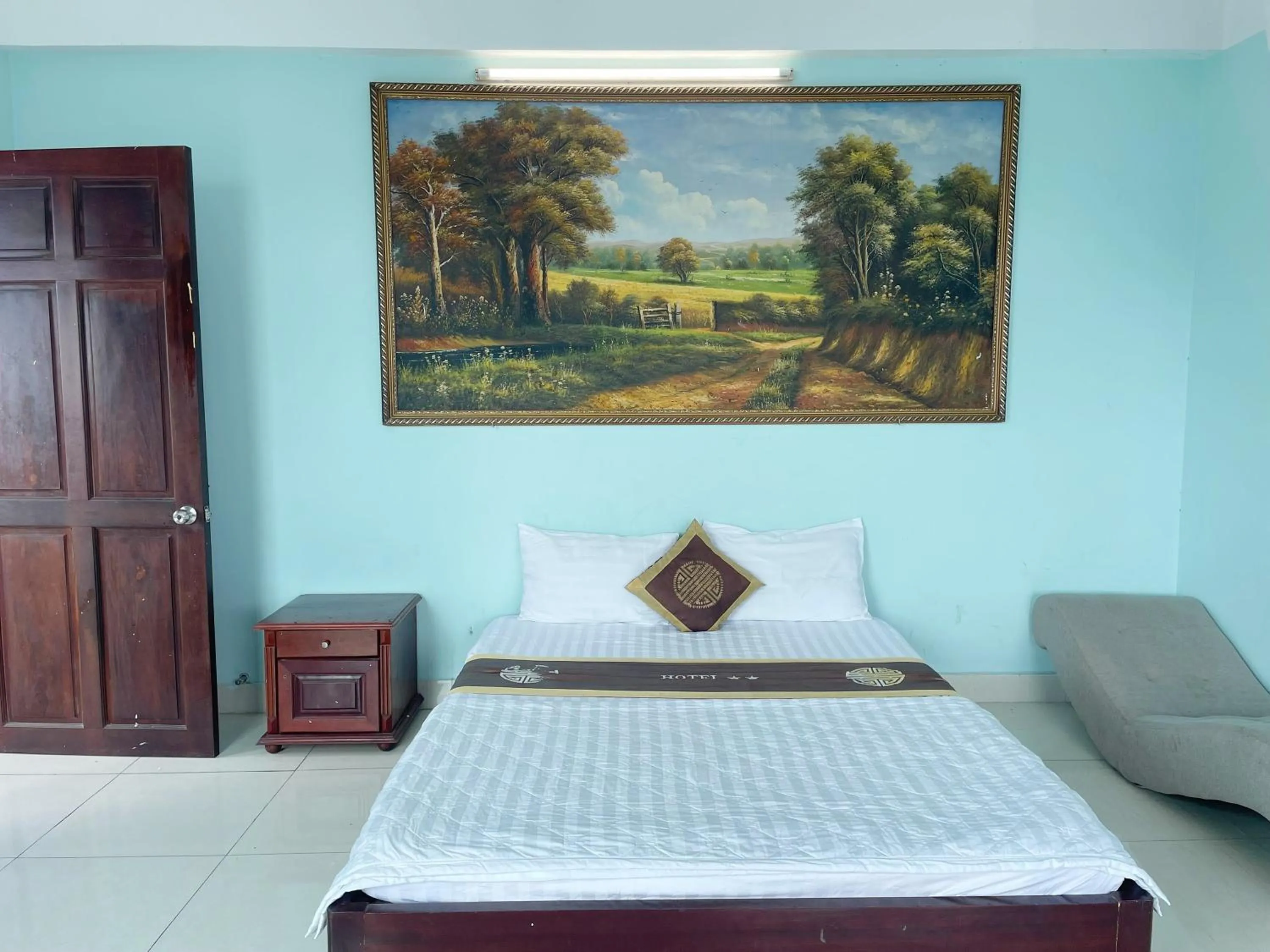 Bed in Bien Sao Hotel