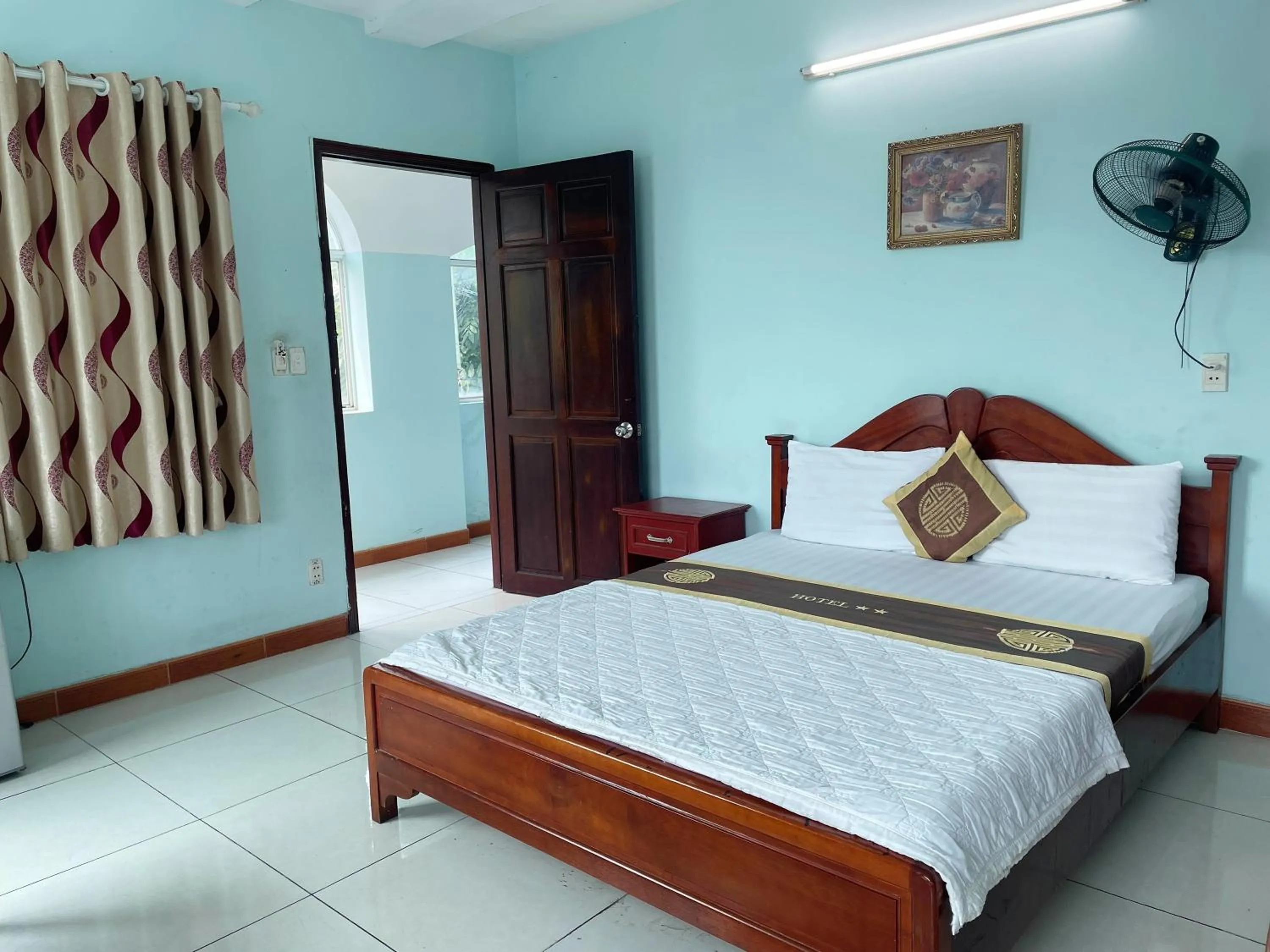 Bed in Bien Sao Hotel