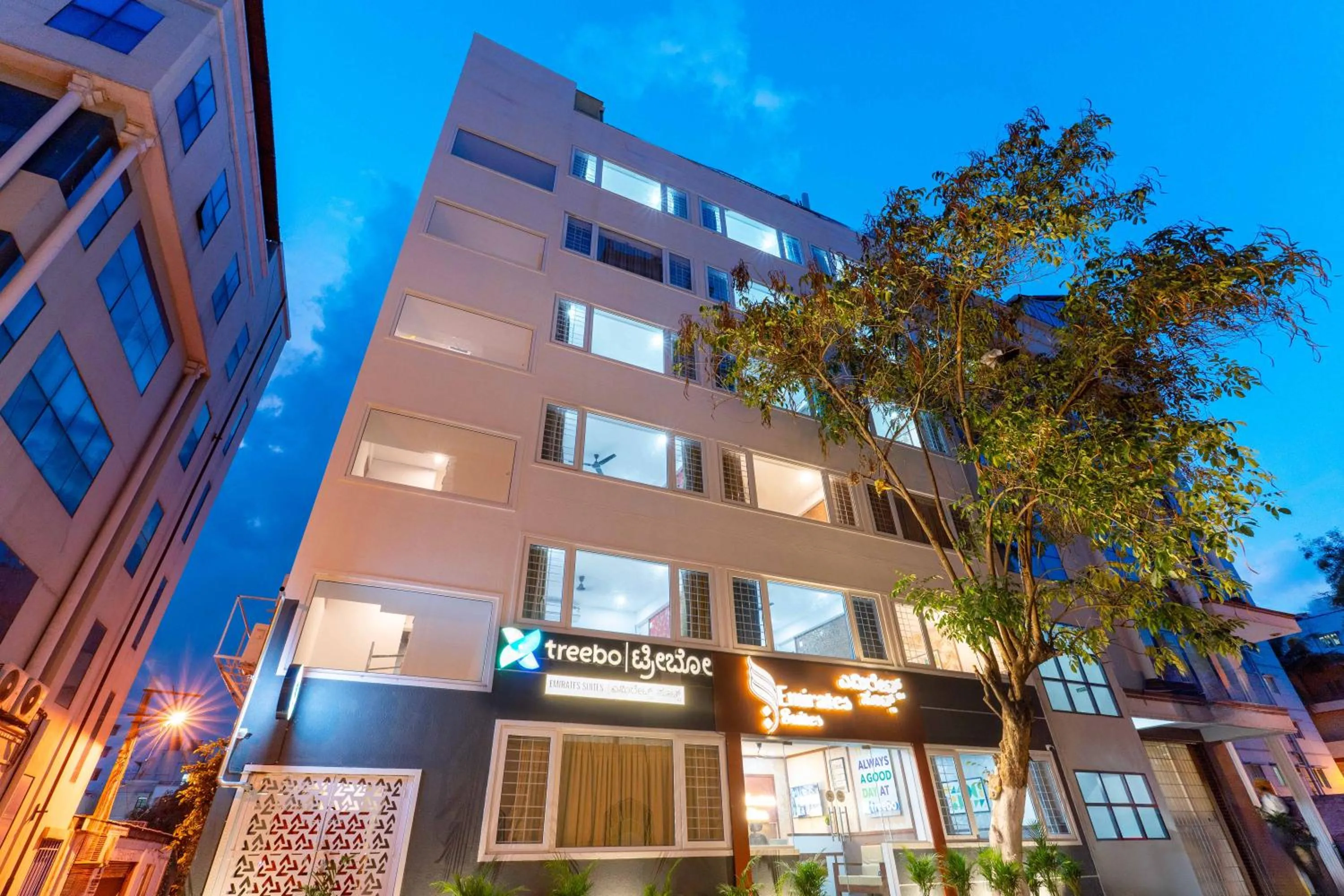 Property building in Treebo Emirates Suites Indiranagar