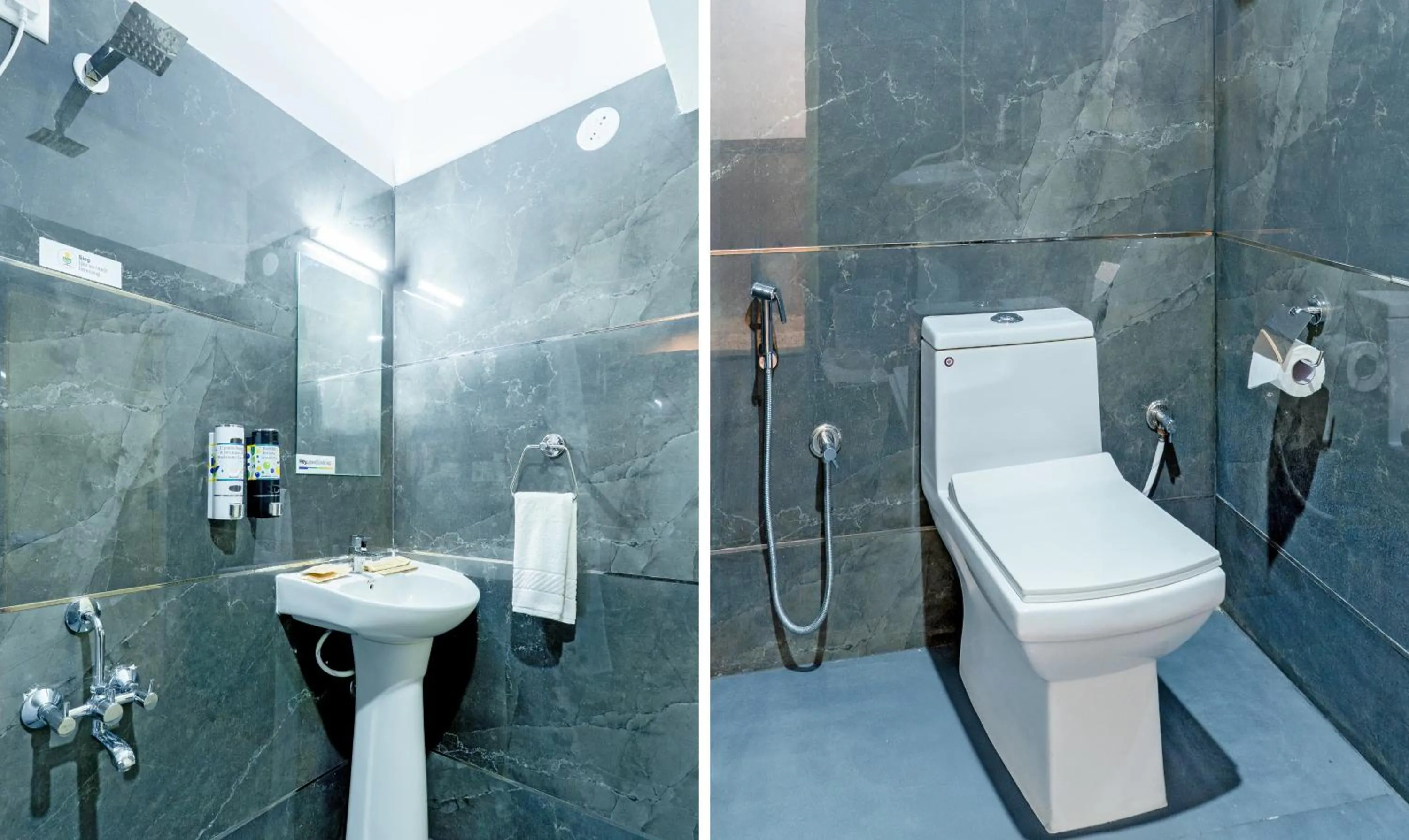 Bathroom in Treebo Emirates Suites Indiranagar