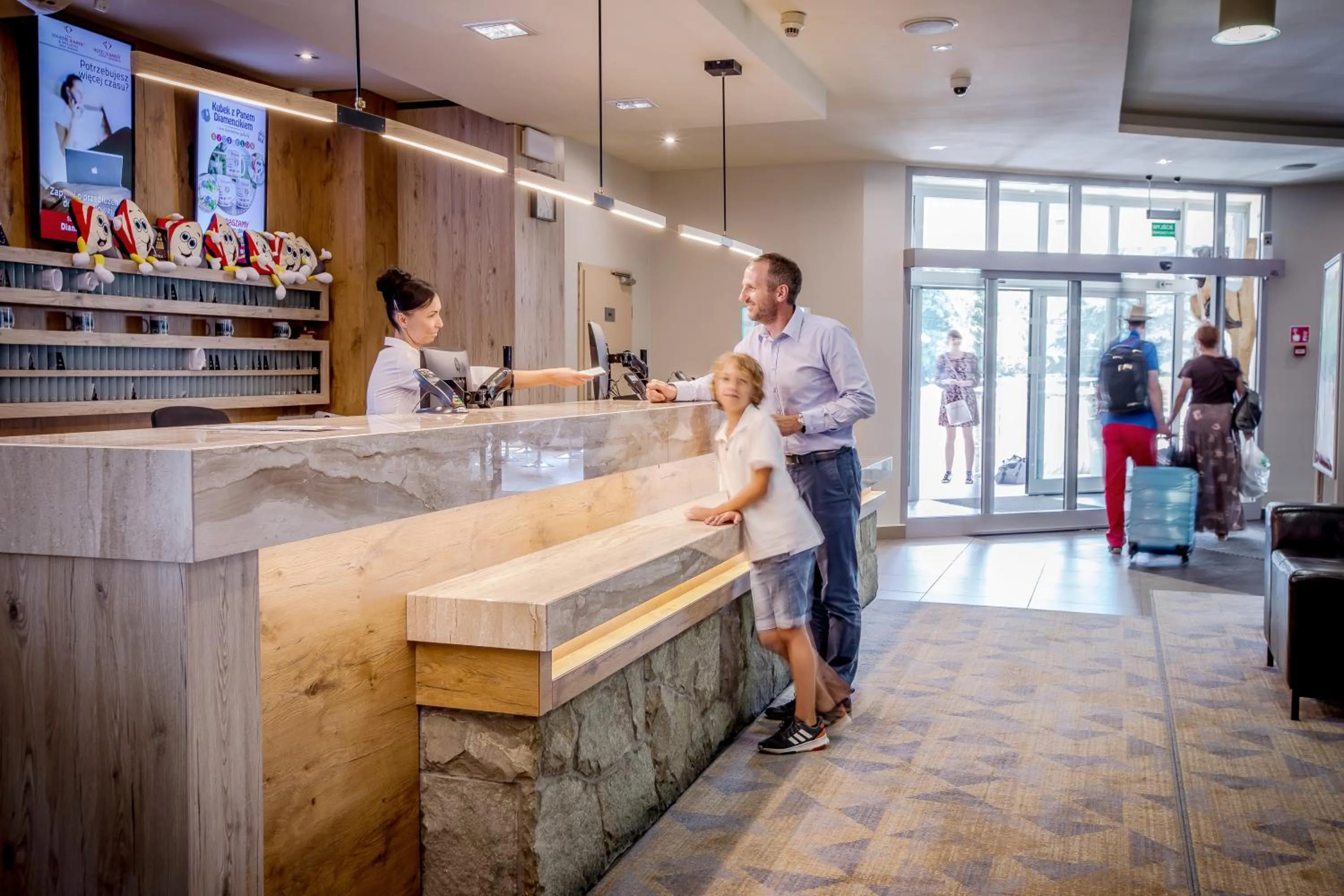 Lobby or reception in Hotel Diament Ustroń
