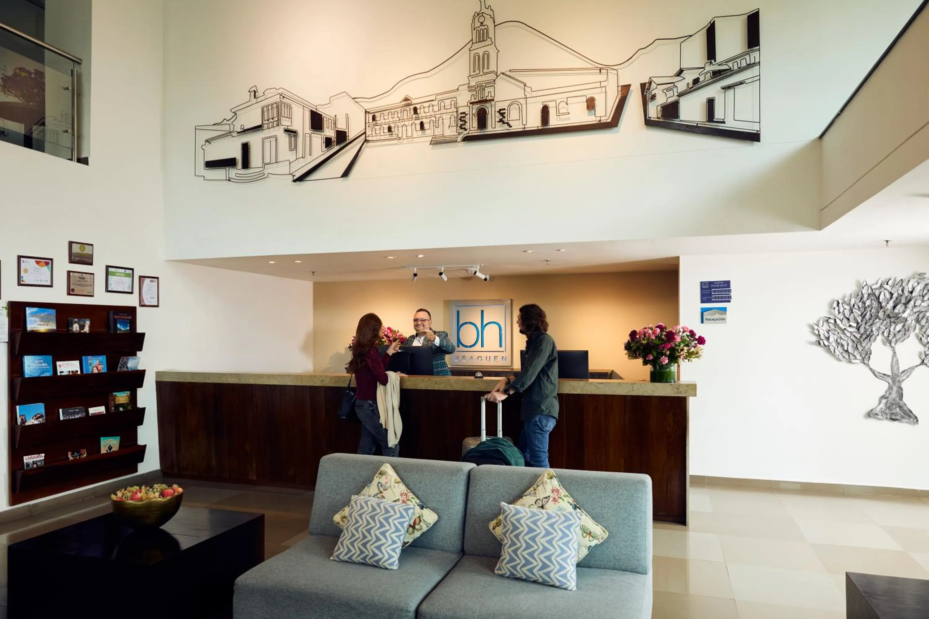 Lobby or reception in Hotel bh Usaquén