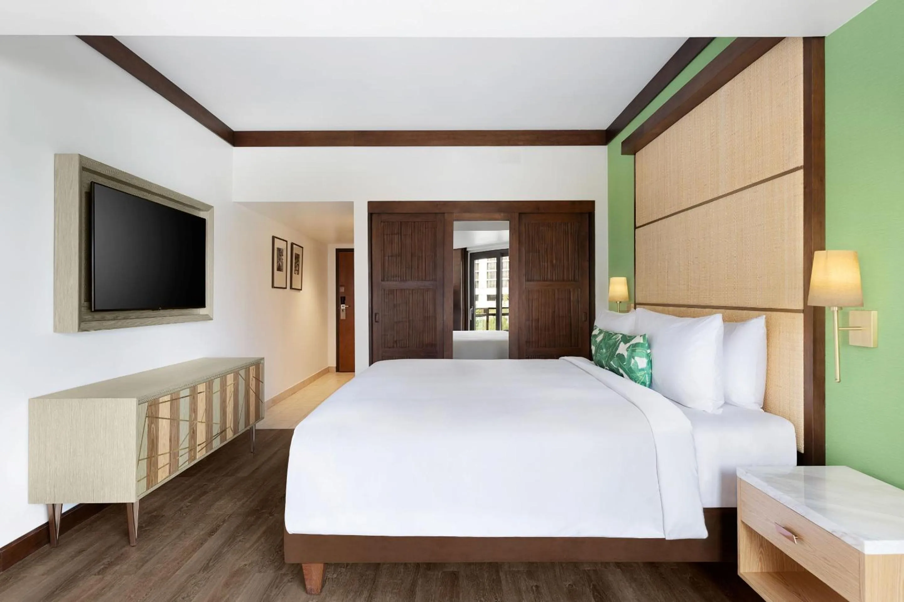 Bed in Dusit Beach Resort Guam