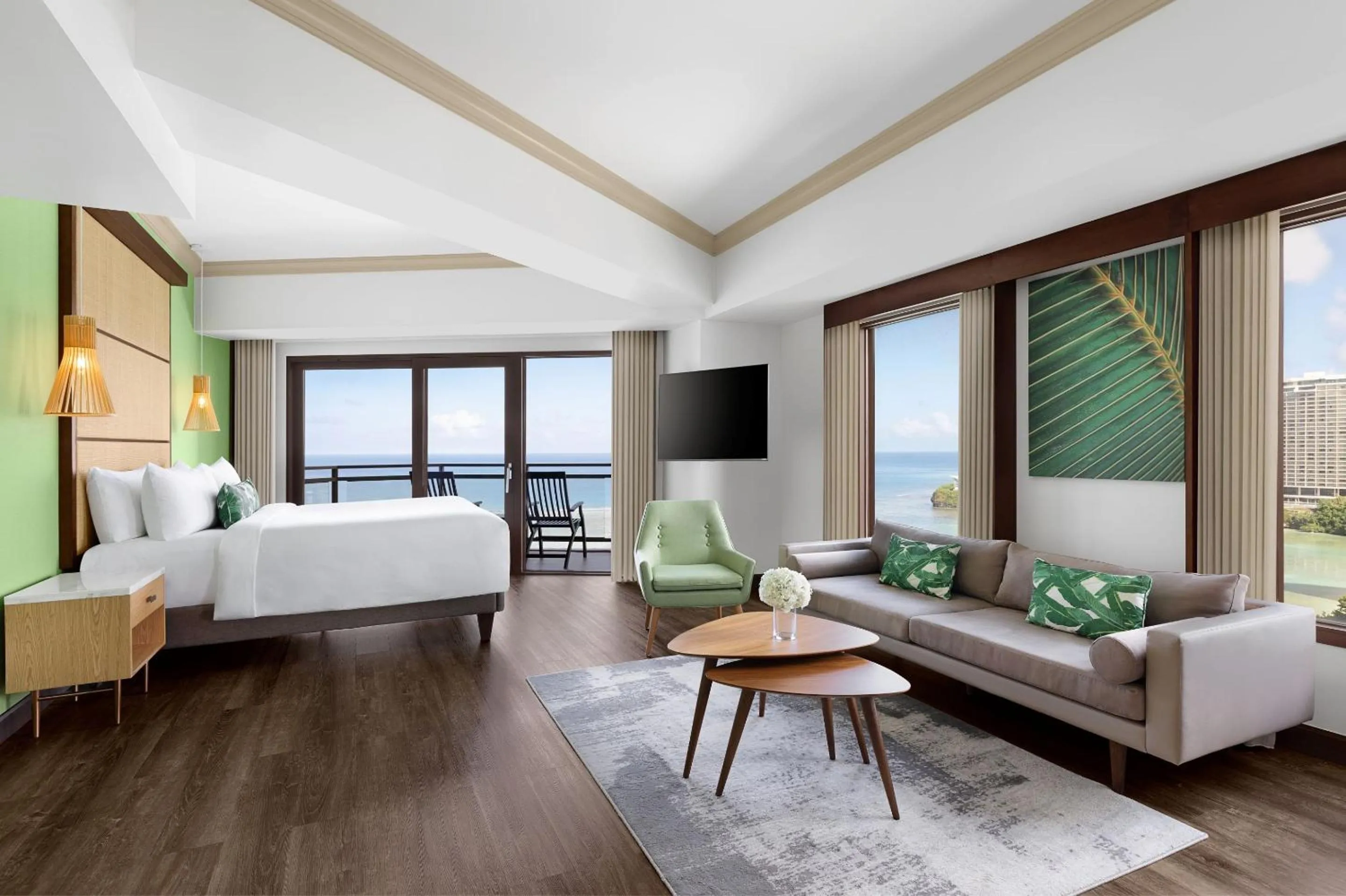 Bed in Dusit Beach Resort Guam