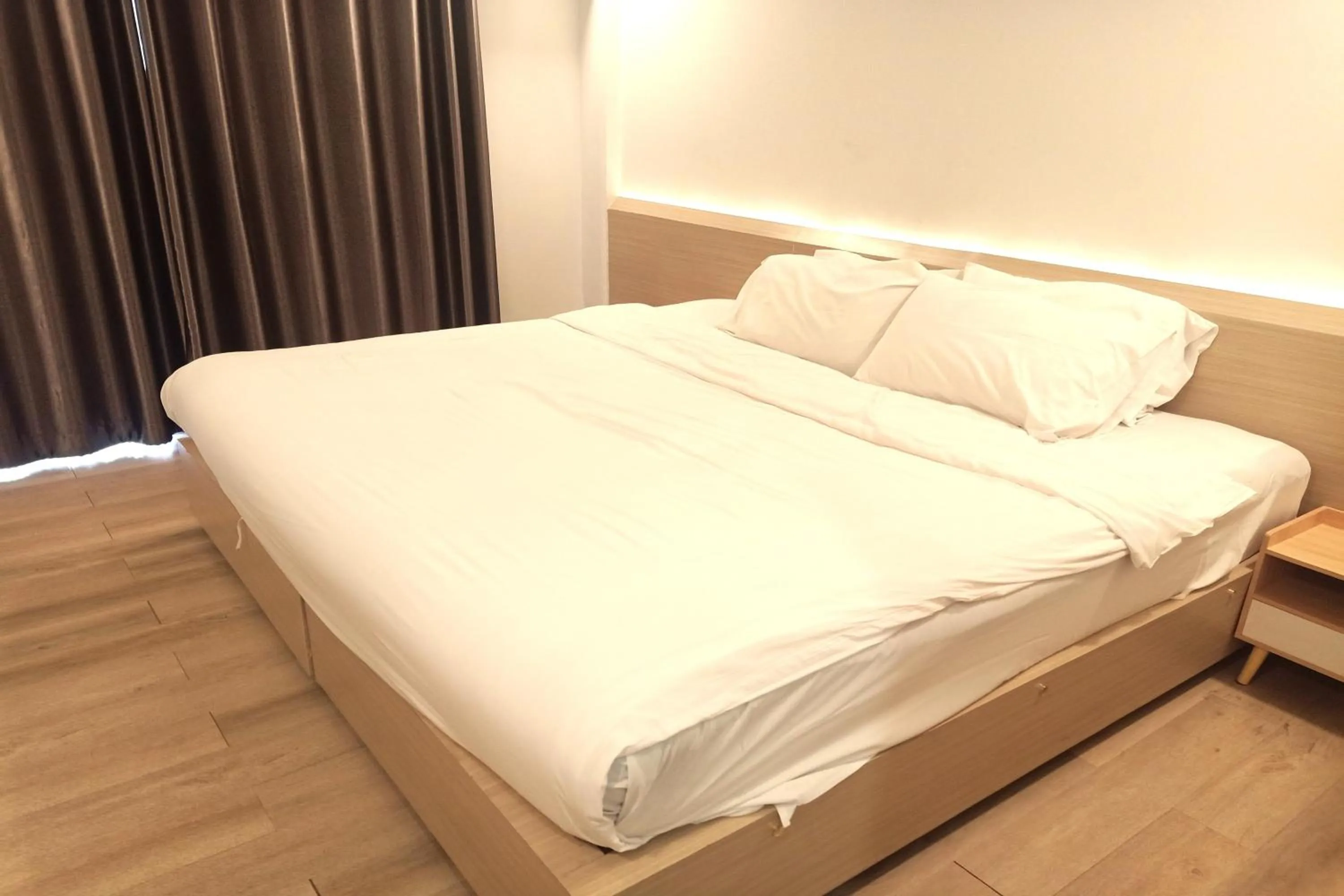 Bed in Smile Place Hotel Chiang Rai