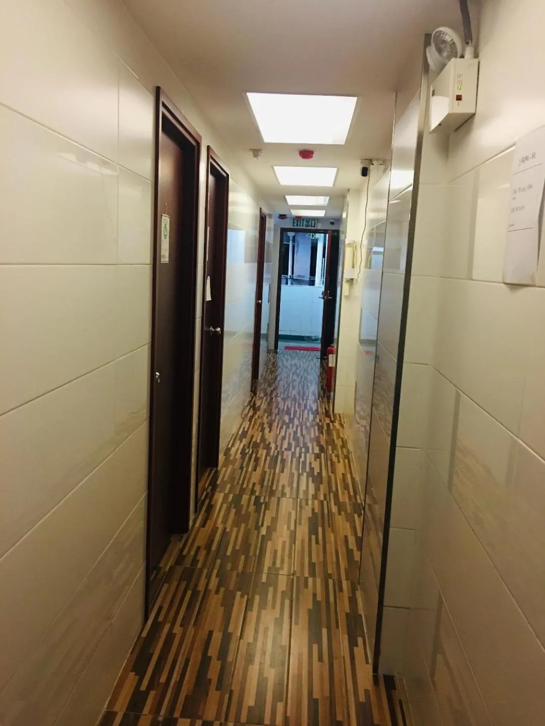 Decorative detail in Johnson Hostel