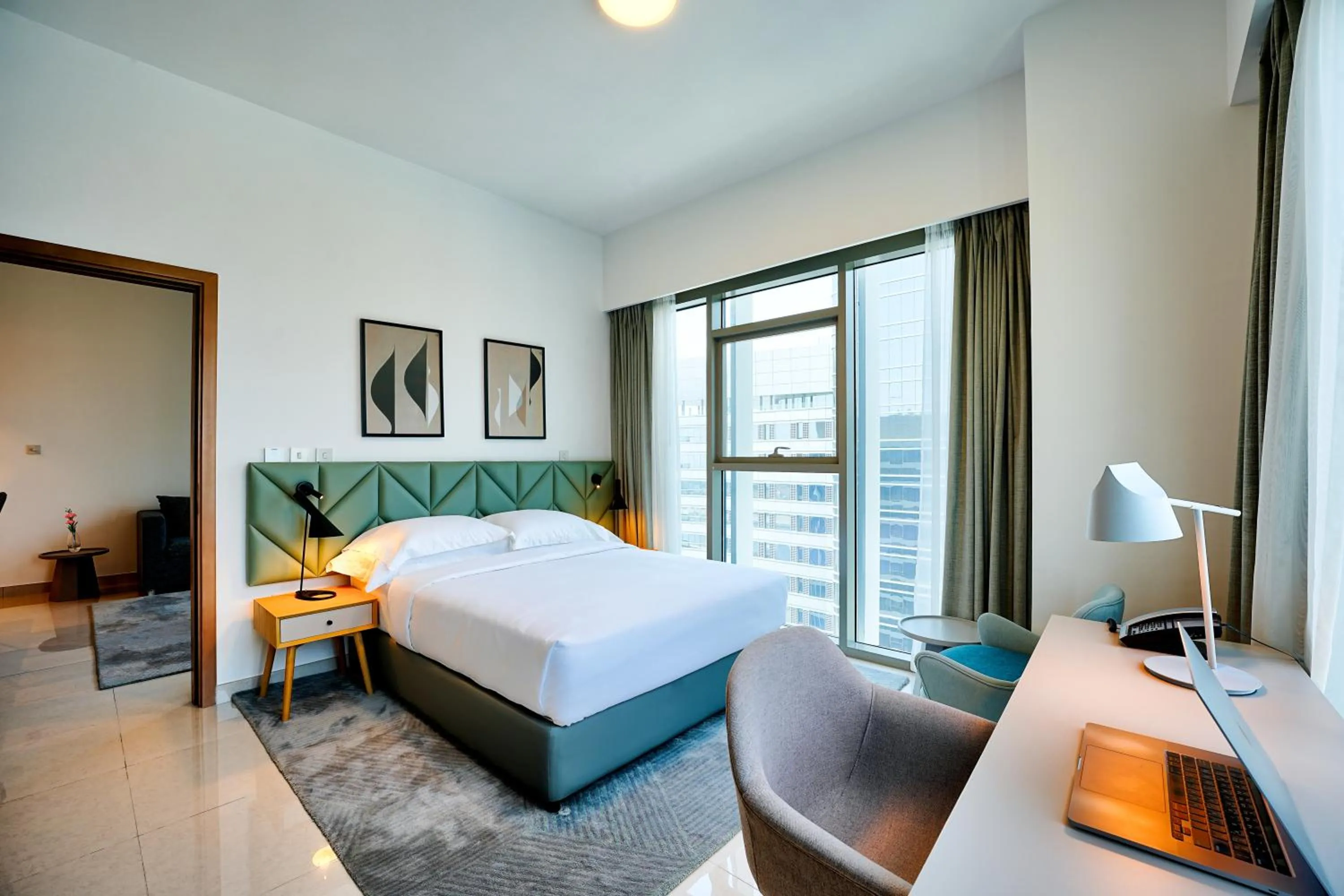 Bedroom, Bed in Capital Suites Hotel Apartments