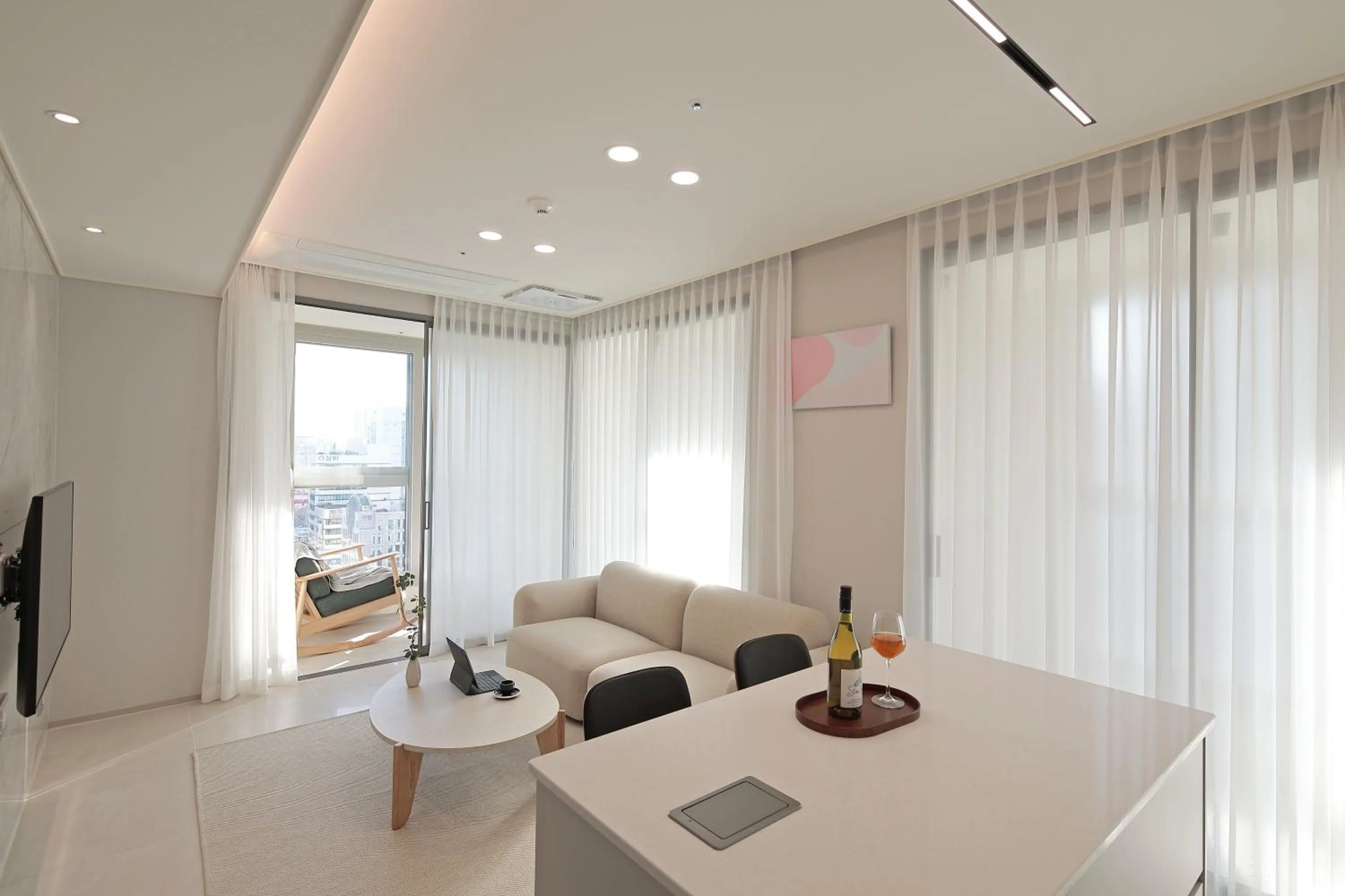 Living room in Sota Suite Busan Seomyeon