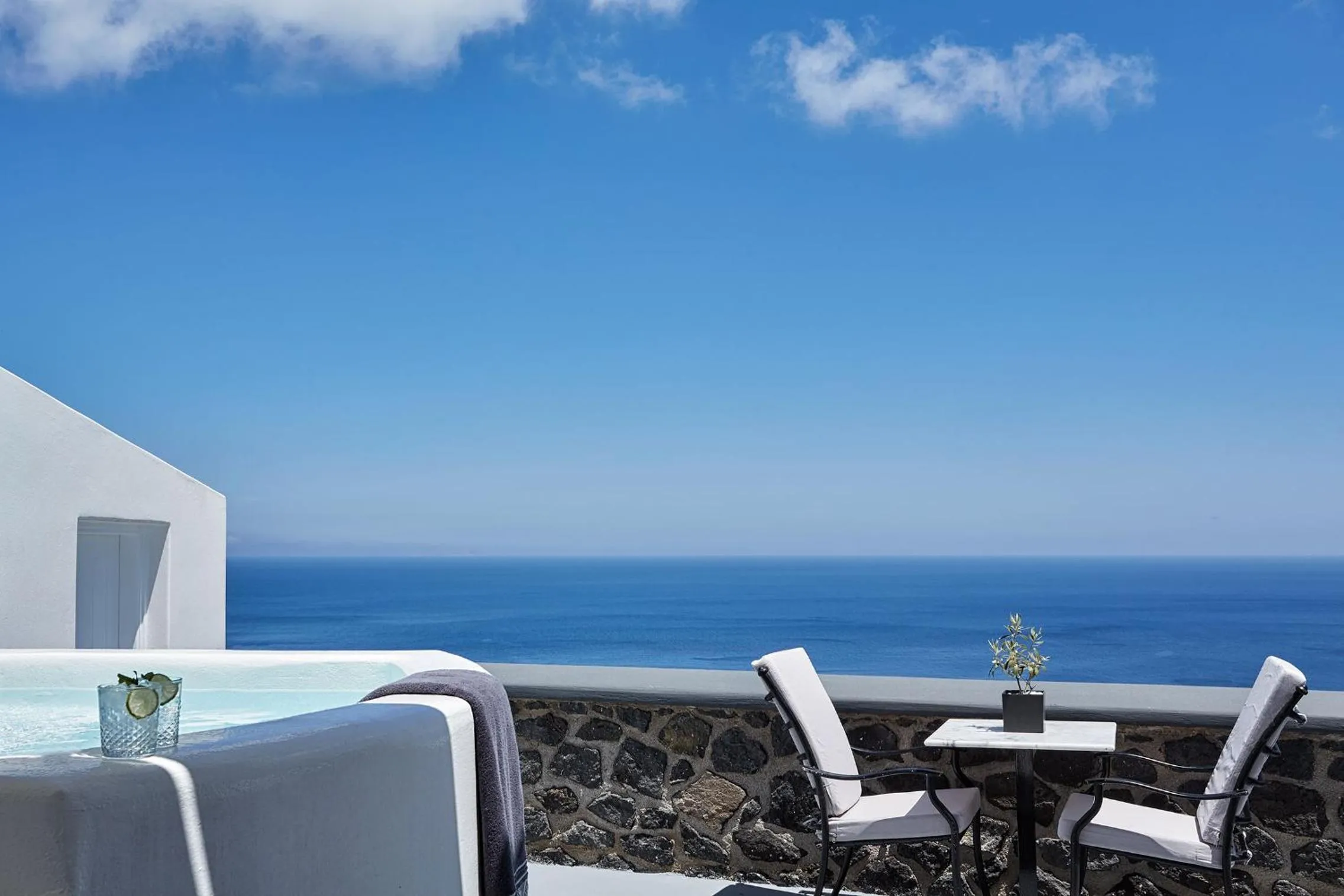 Sea view in Amber Light Villas