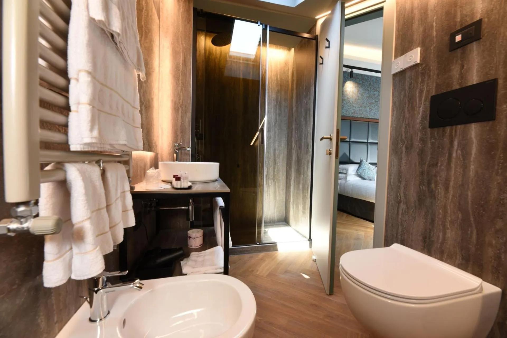 Bathroom in Rosa Salva Hotel