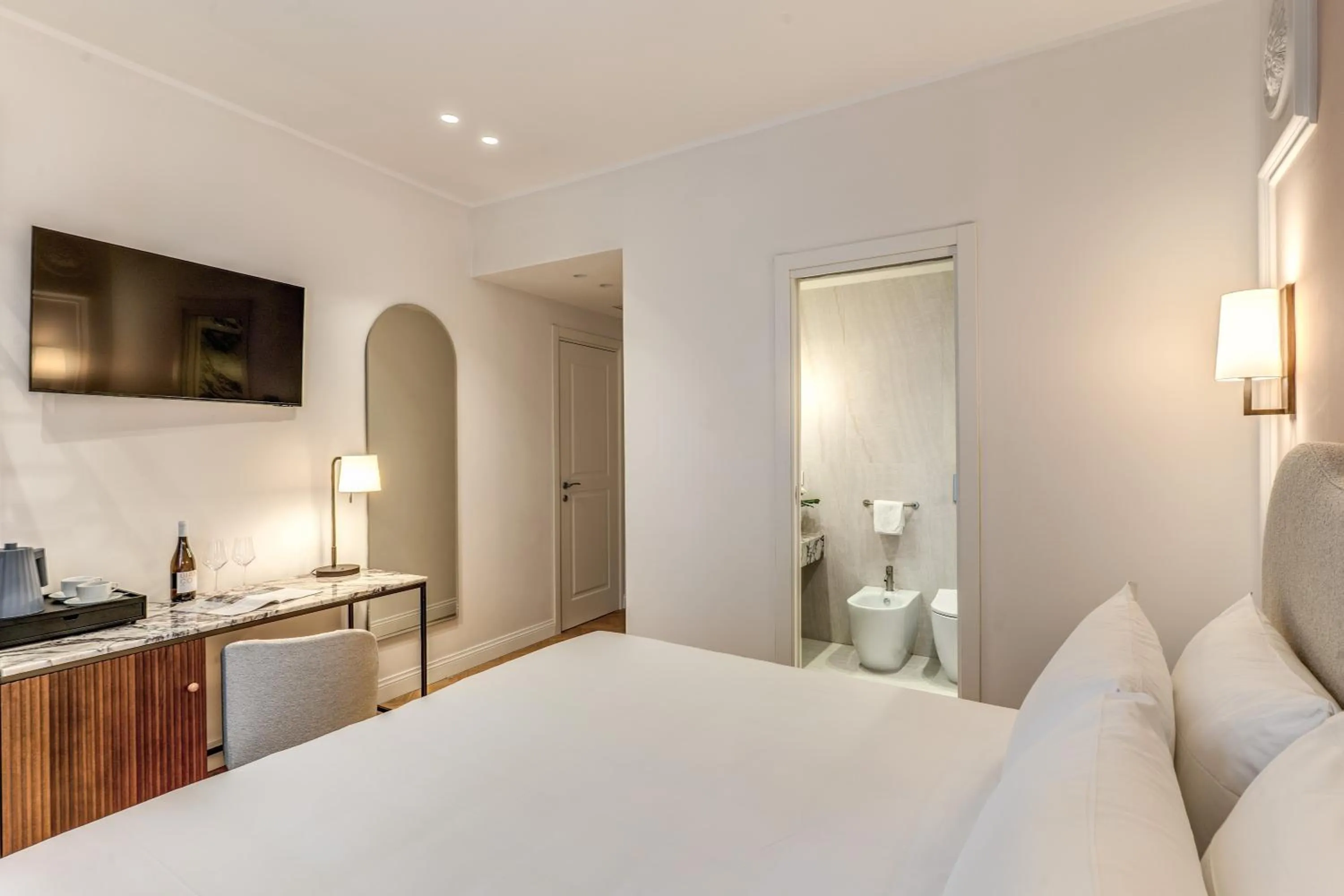 Bed in Hotel Fori Imperiali