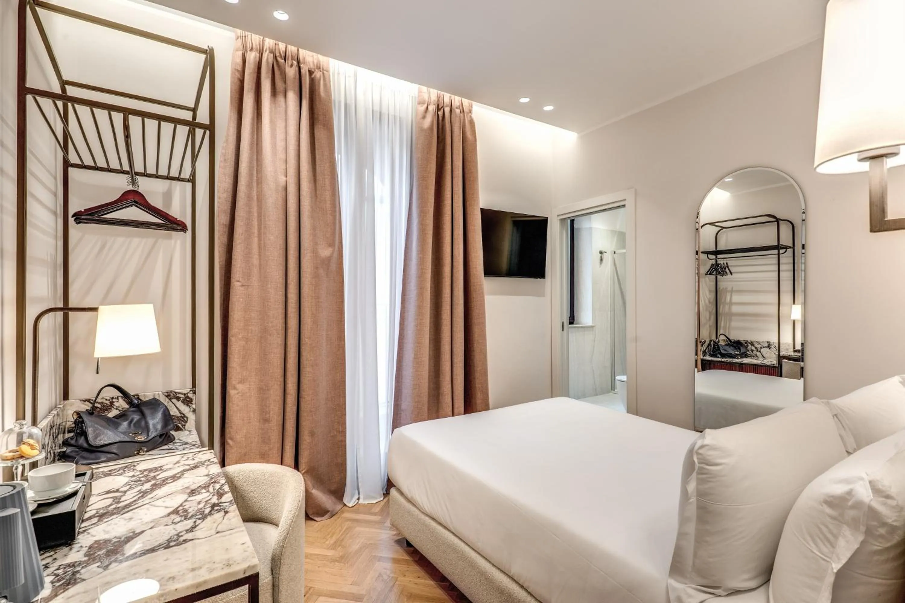 Bed in Hotel Fori Imperiali
