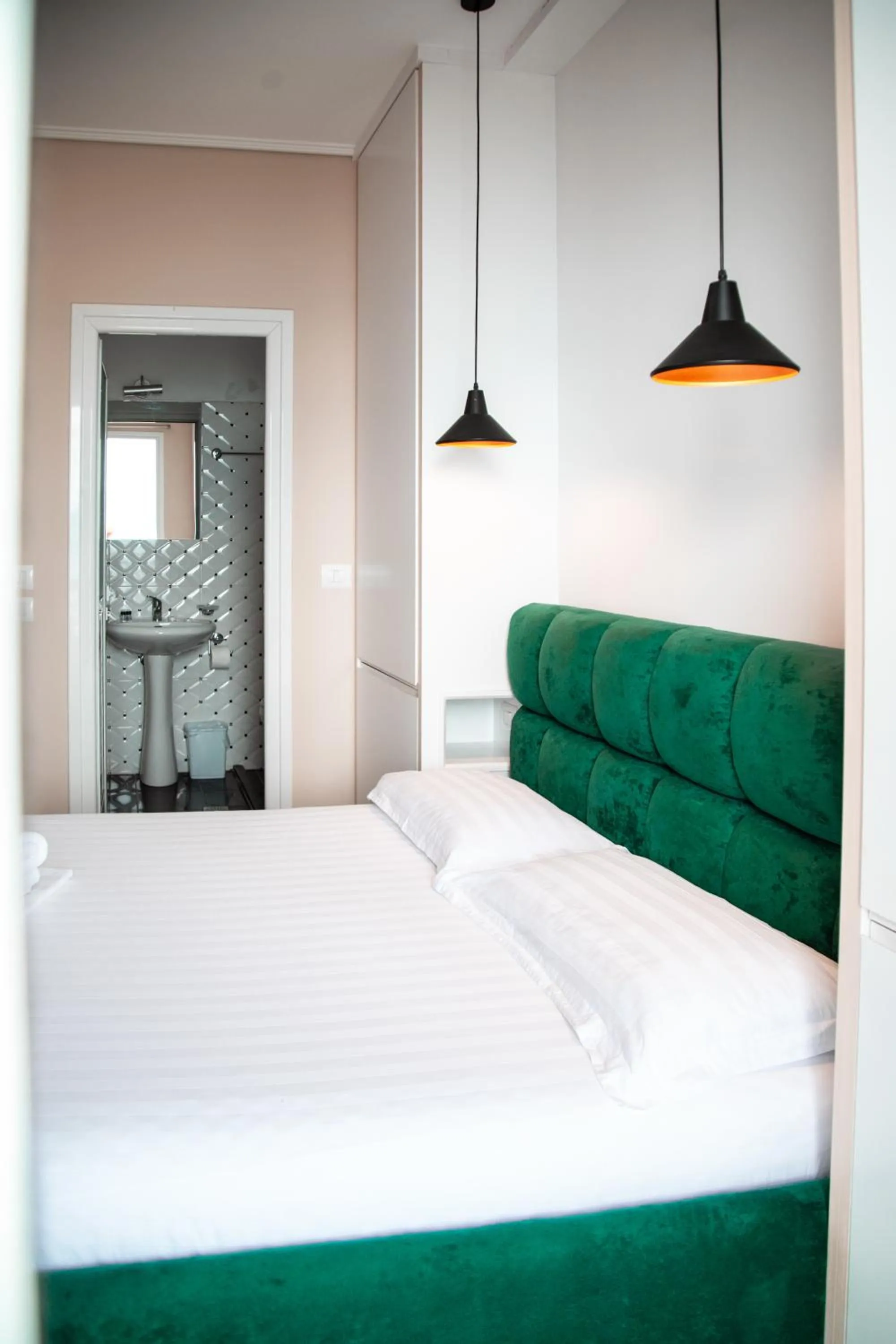 Photo of the whole room, Bed in Vila e Bardhe Butique Hotel