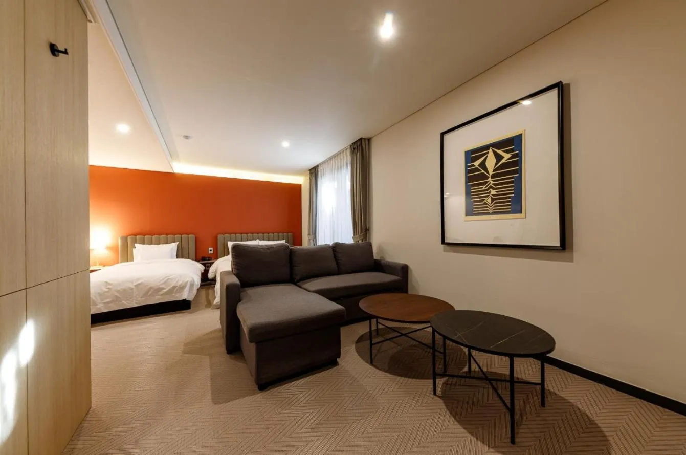 Bed in Hound Hotel Songtan