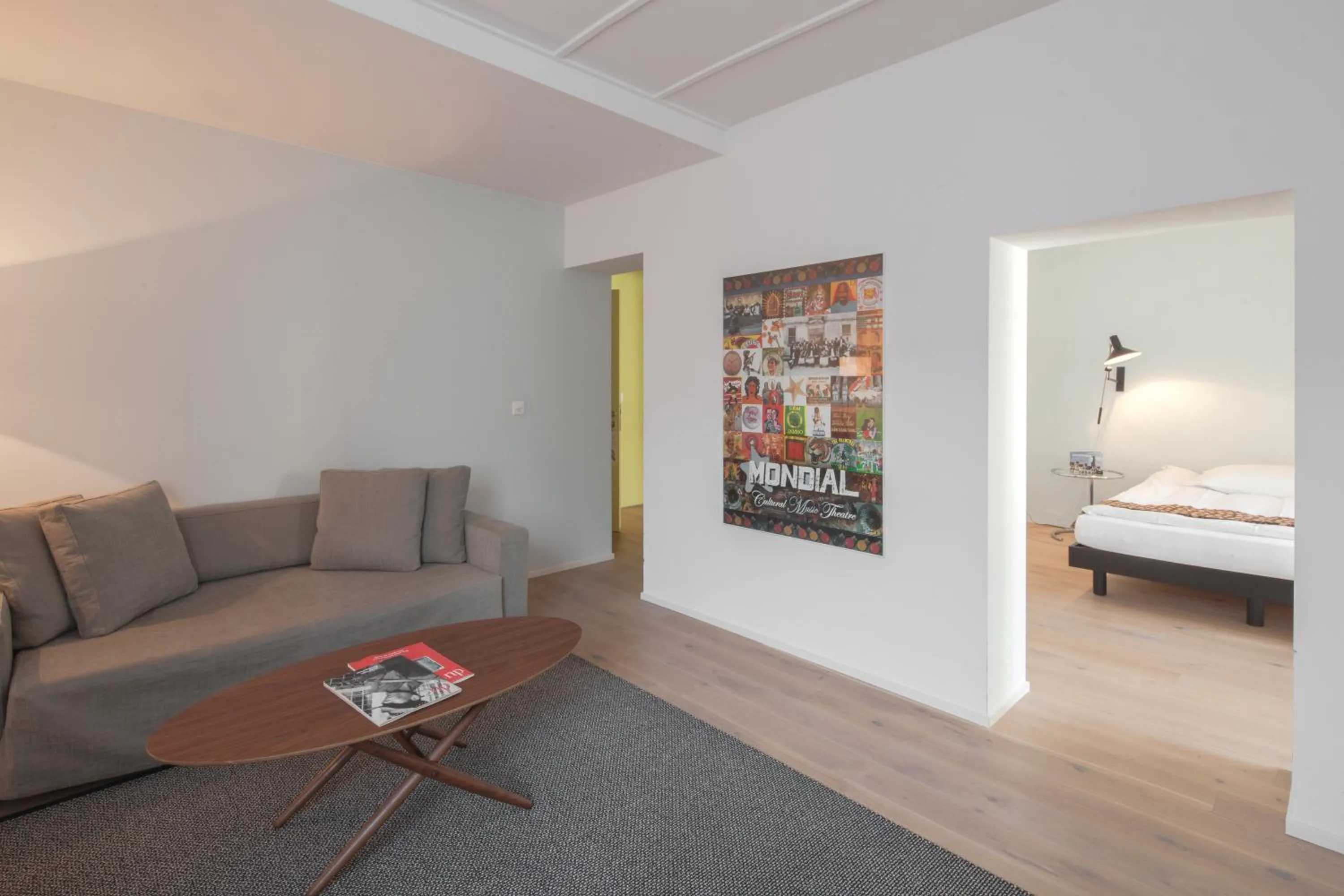 Living room, Bed in Baseltor Hotel & Restaurant