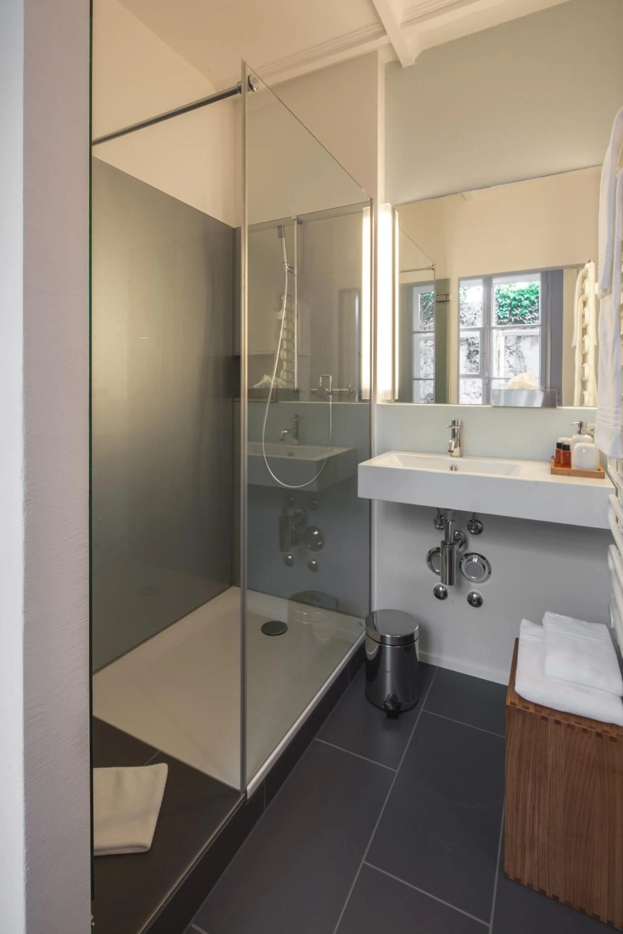 Shower in Baseltor Hotel & Restaurant