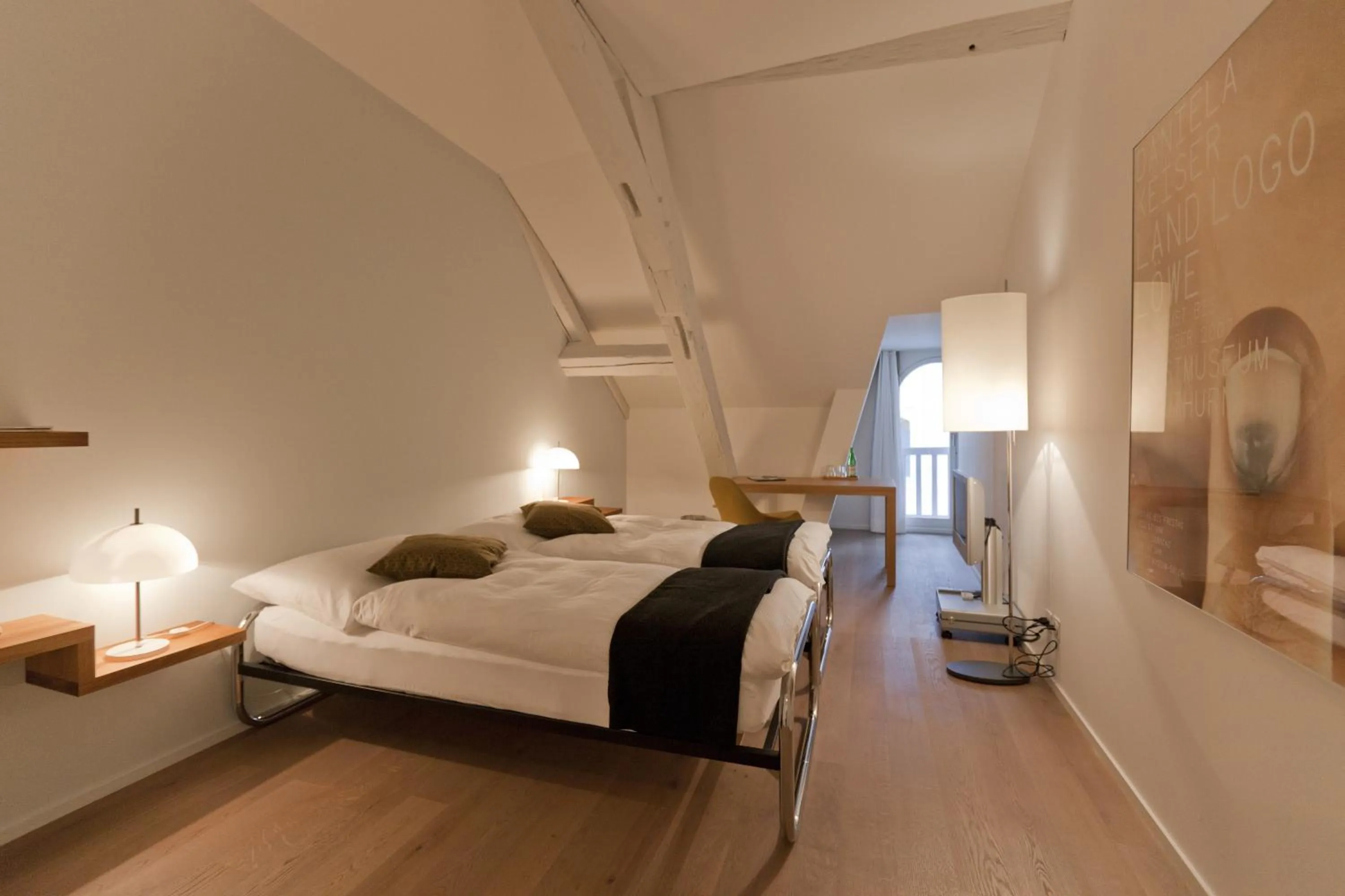 Bed in Baseltor Hotel & Restaurant