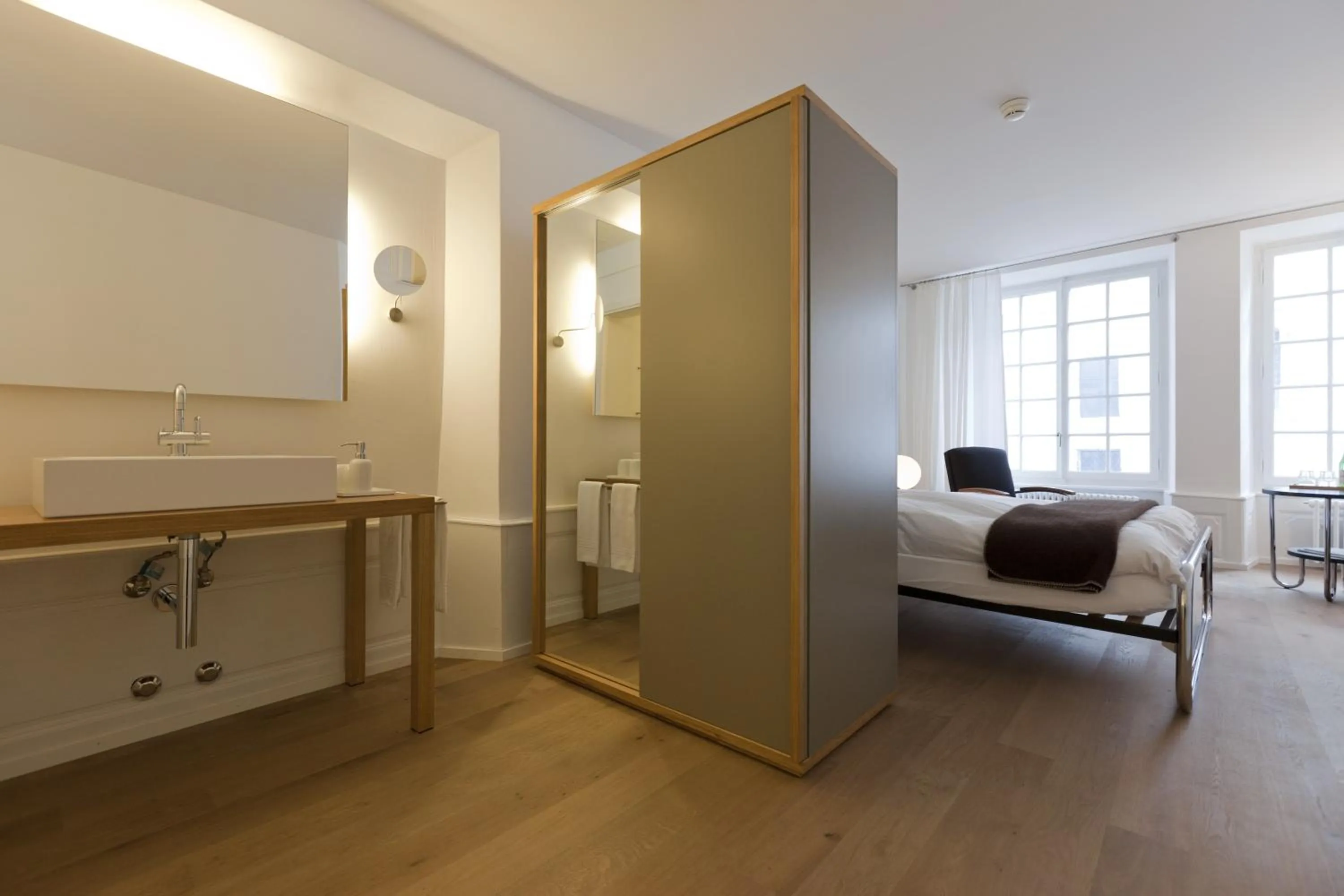 Bed in Baseltor Hotel & Restaurant