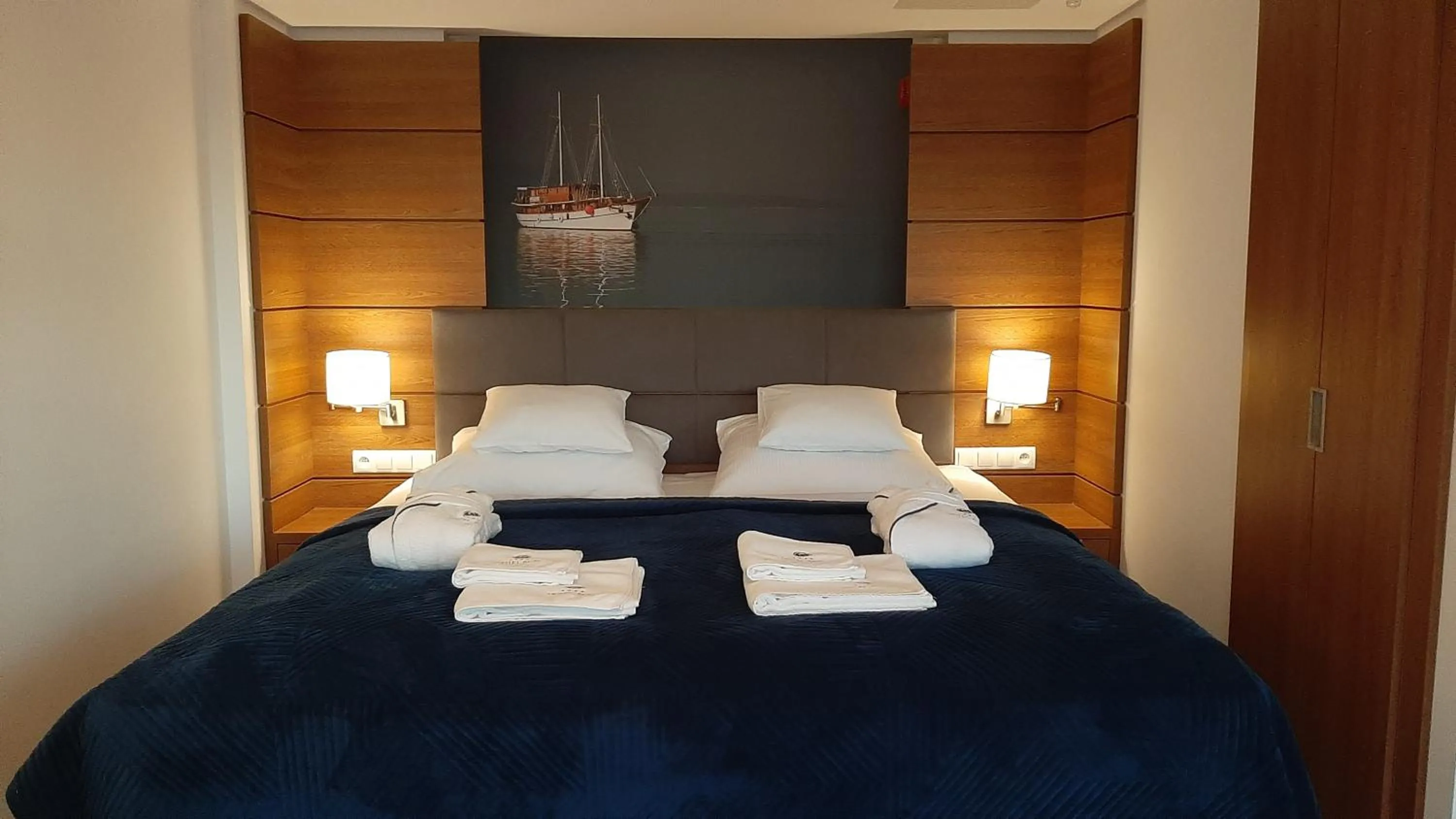 Bed in Hotel SKAL Medi SPA & Resort