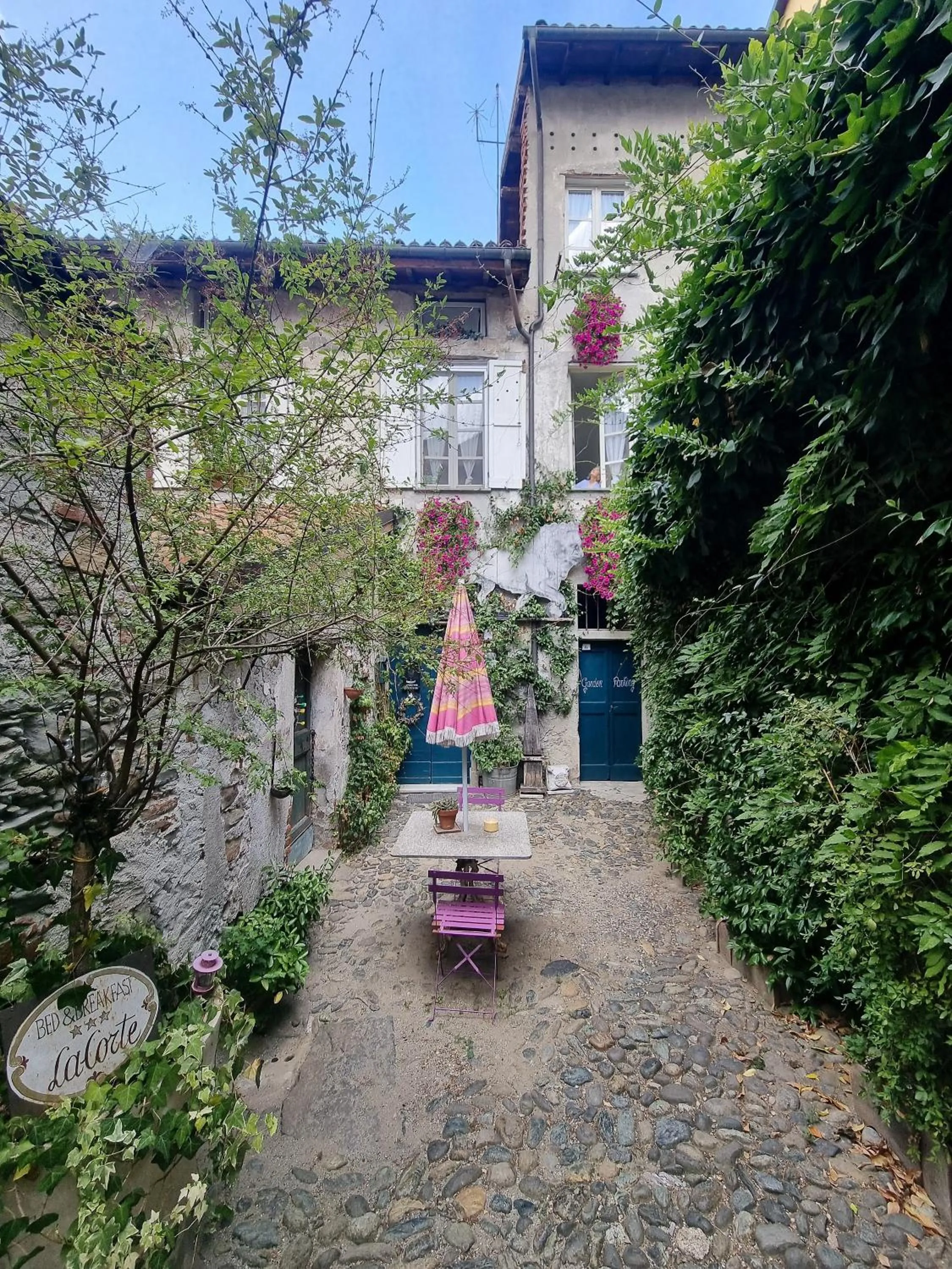 Patio in La Corte B&B