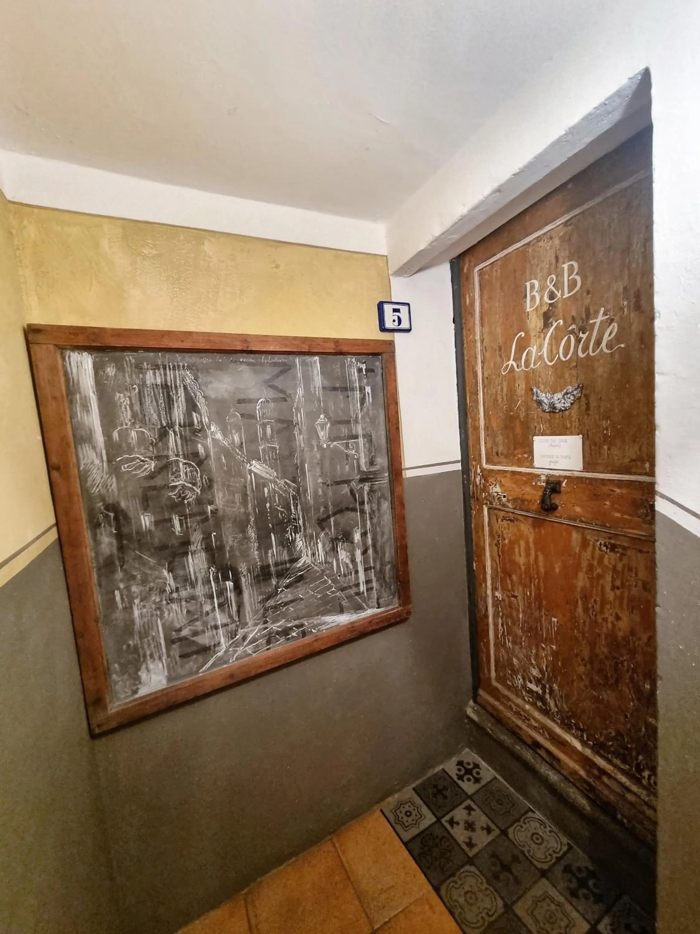 Facade/entrance in La Corte B&B